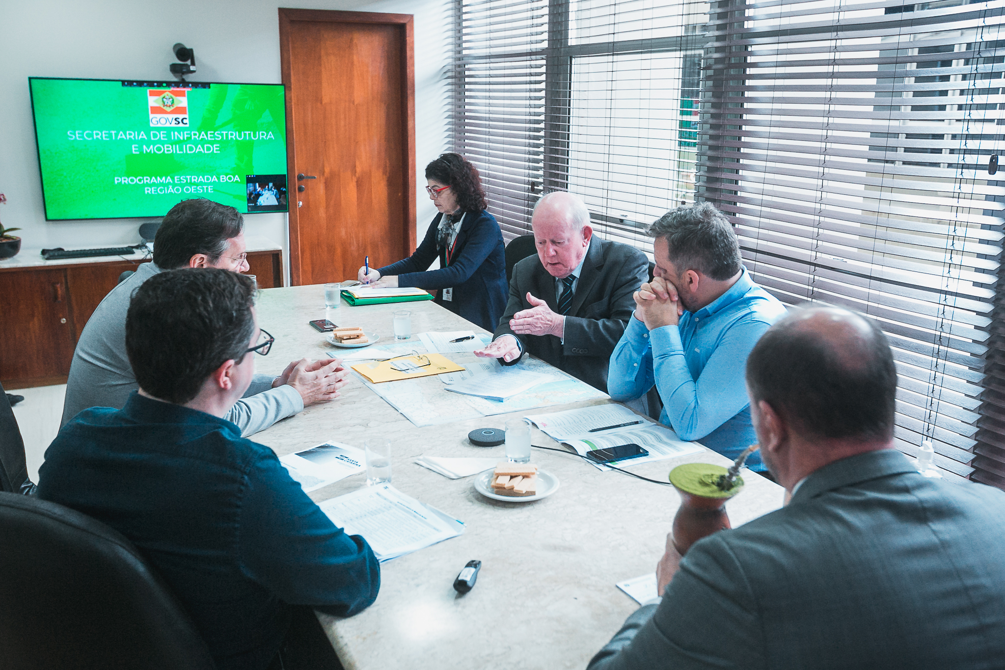Reunião da Bancada do Oeste com o Secretário de Infraestrutura