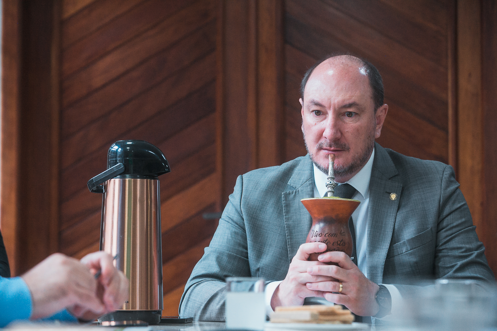 Reunião da Bancada do Oeste com o Secretário de Infraestrutura - Deputado Mauro de Nadal (MDB)