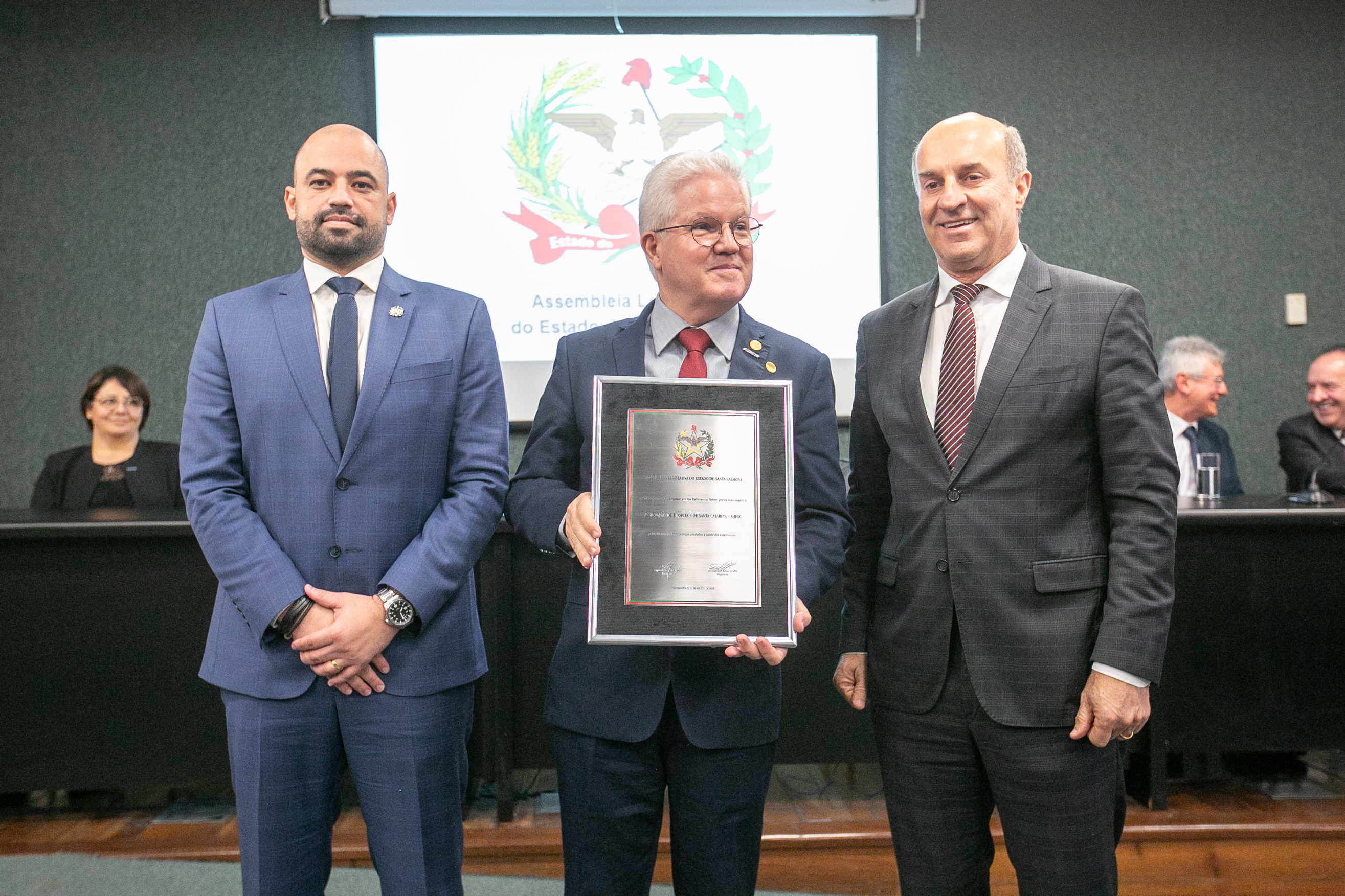 ATO PARLAMENTAR SOLENE - 60 anos da Associação dos Hospitais de Santa Catarina - AHESC