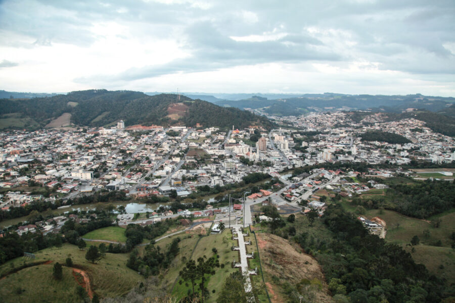 Imagem do município de Ituporanga, que integra a região do Alto Vale do Itajaí