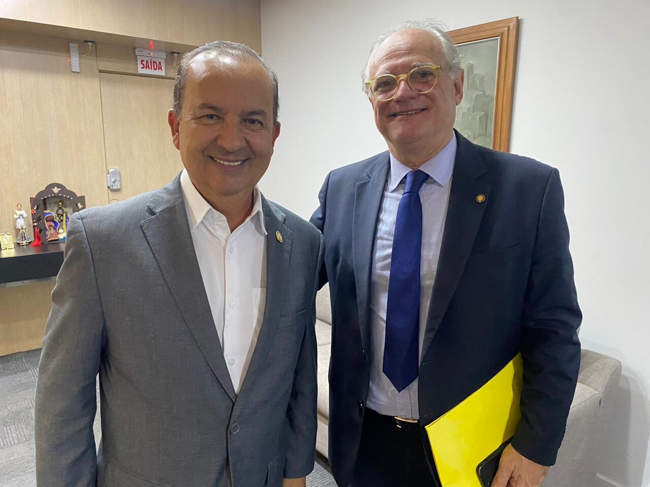 Governador Jorginho Mello e deputado Dr Vicente