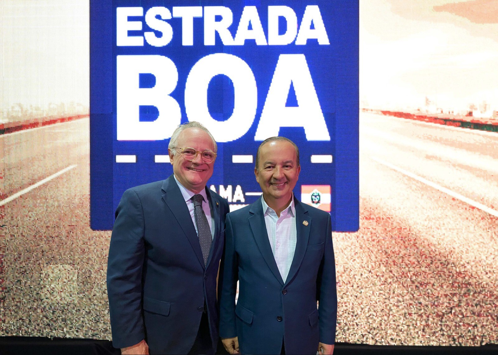 Deputado Dr. Vicente e governador Jorginho Mello