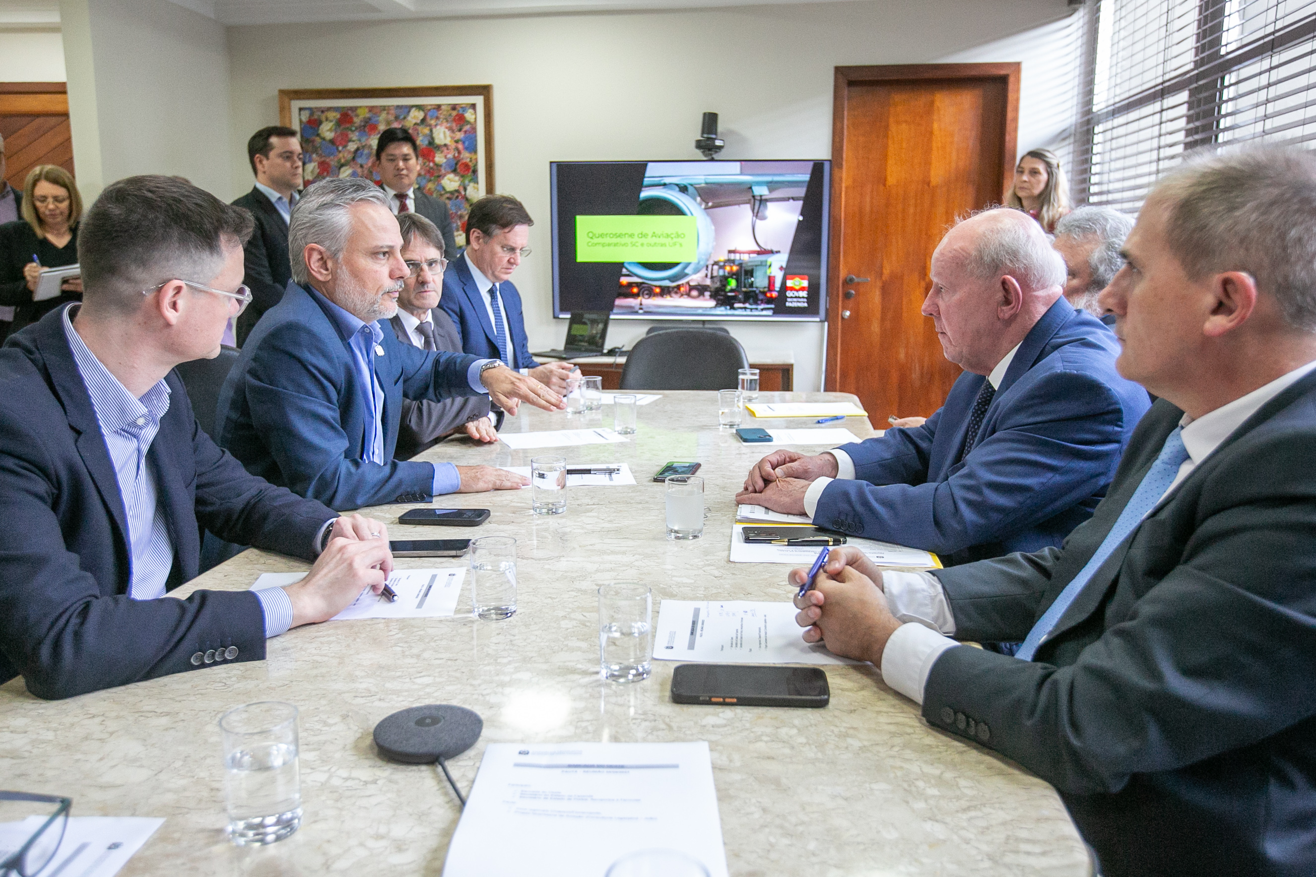 Reunião da Bancada do Oeste com Secretários