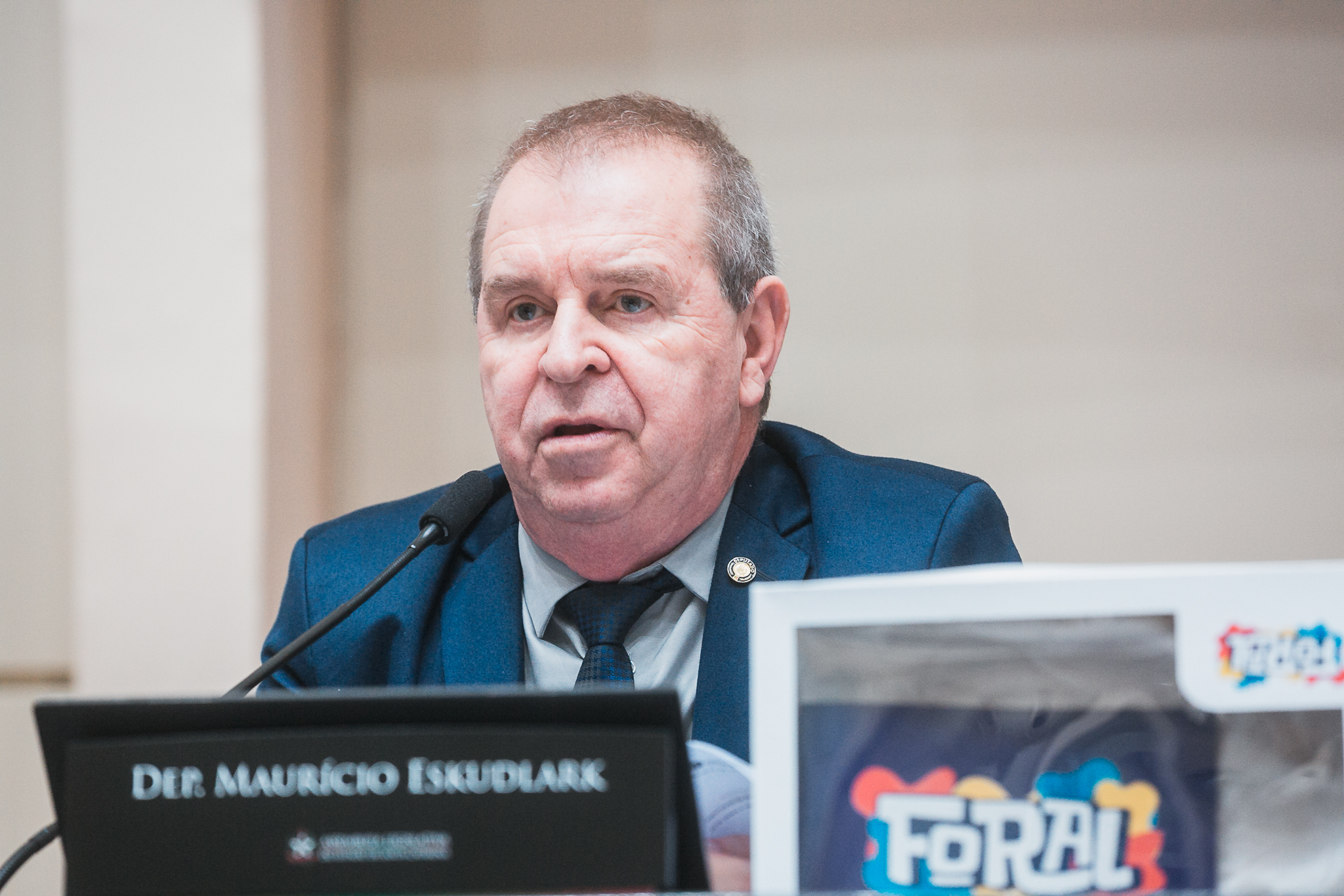 Suspensão de Sessão - Tiago de Oliveira, Vereador de Itapoá e Banda Foral - Deputado Maurício Eskudlark (PL)
