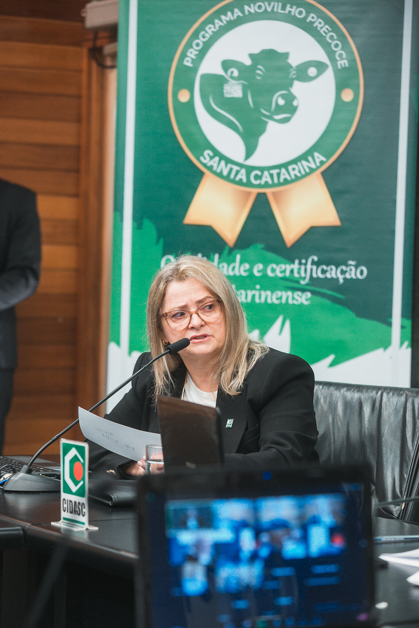 Presidente da Cidasc, Celles Regina de Matos