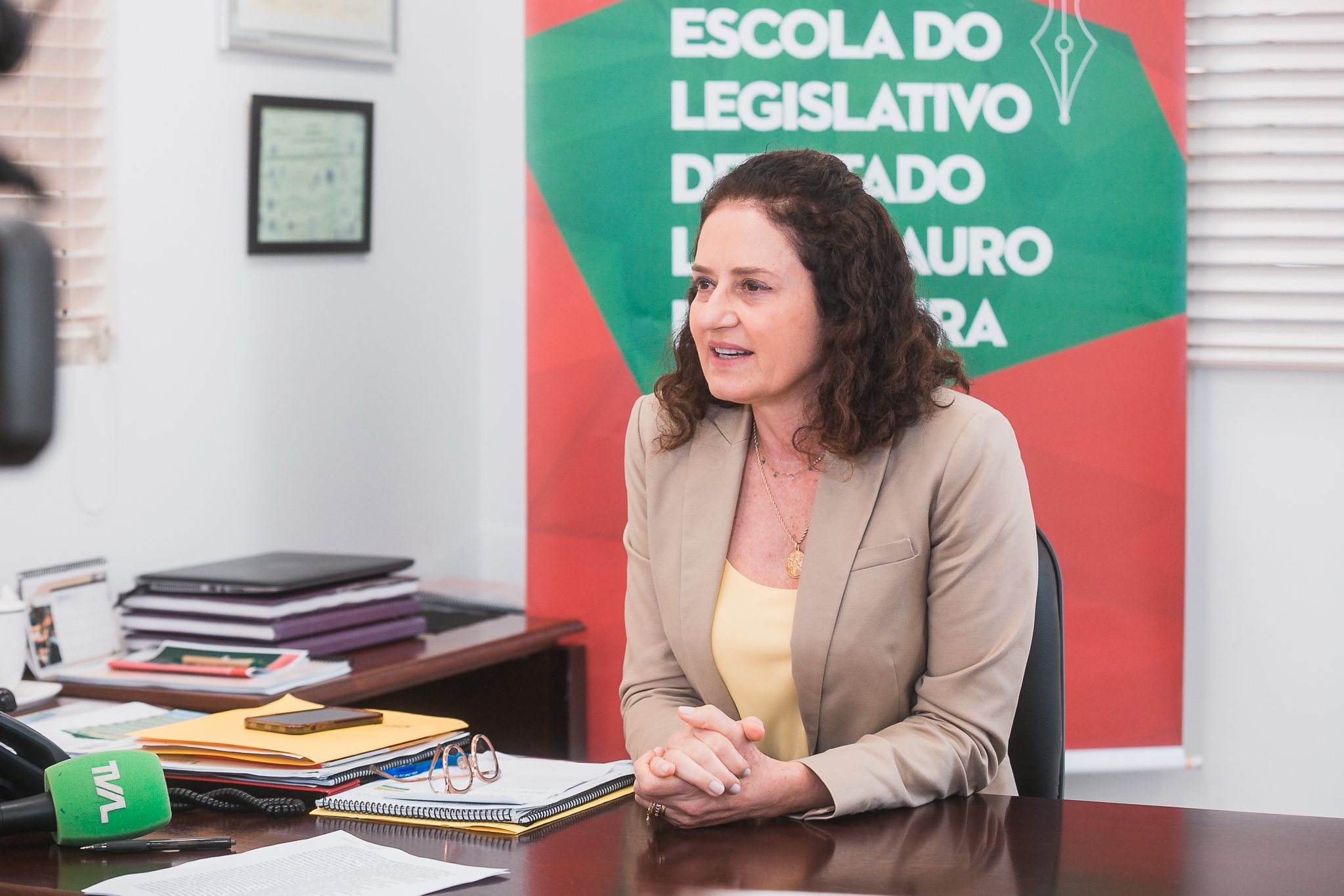 Diretora da Escola da Alesc, Marlene Fengler - 