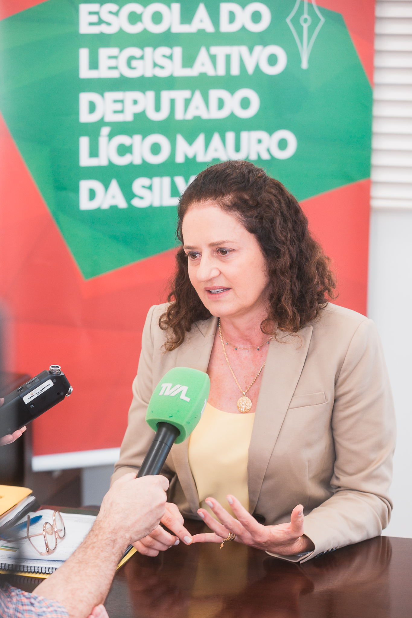 Diretora da Escola da Alesc, Marlene Fengler - 