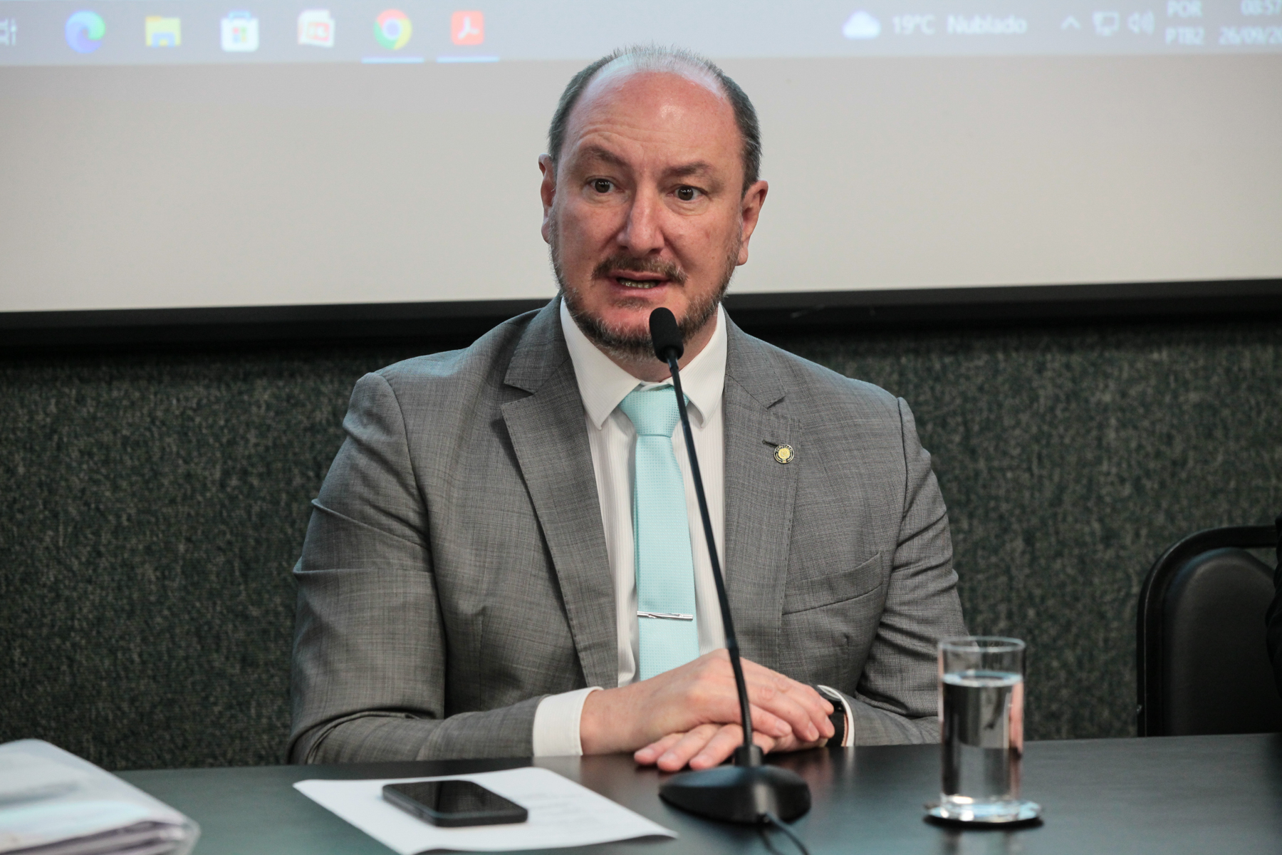 Reunião do Comseg - Deputado Mauro de Nadal (MDB)