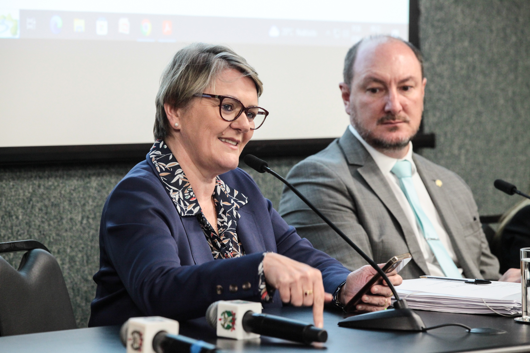Reunião do Comseg - Deputada Luciane Carminatti (PT)
