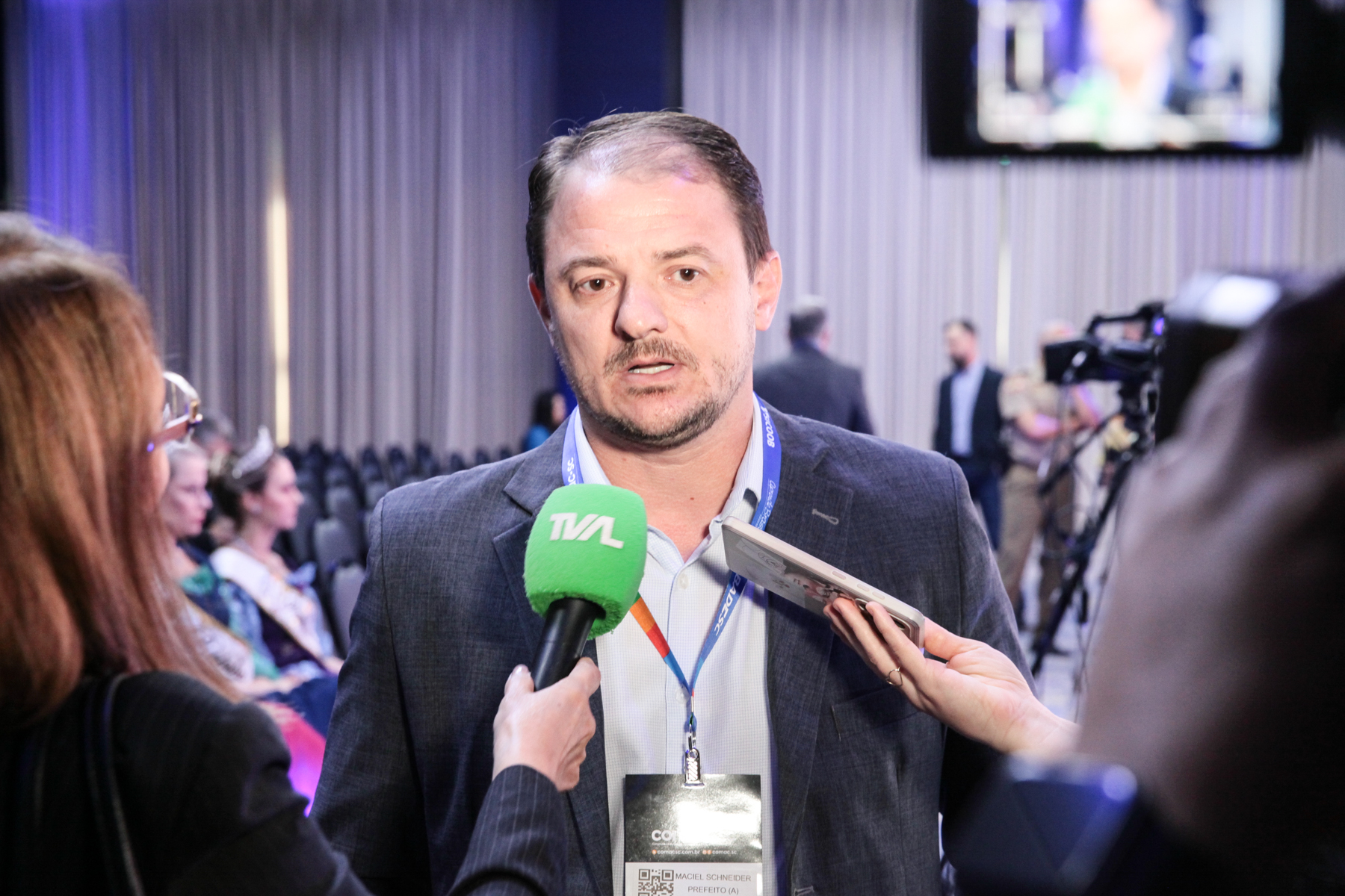 Congresso dos Municípios, Associações e Consórcios de Santa Catarina - Maciel Schneider, prefeito de Saudades