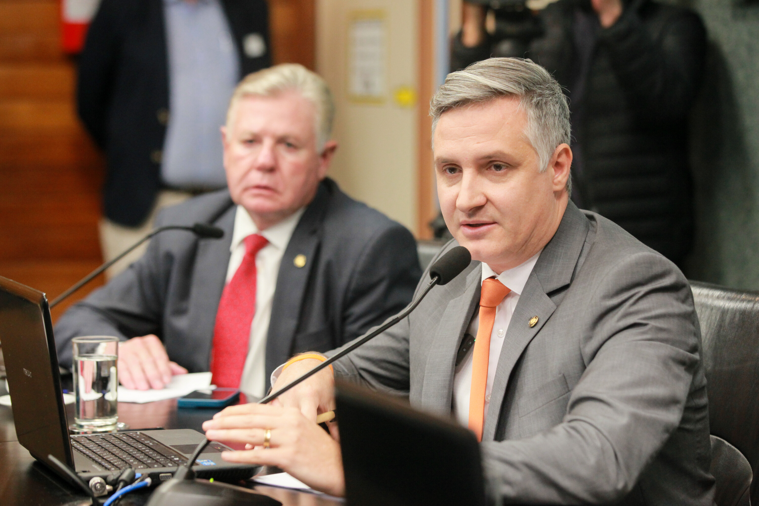 Deputado Matheus Cadorin comandou a reunião