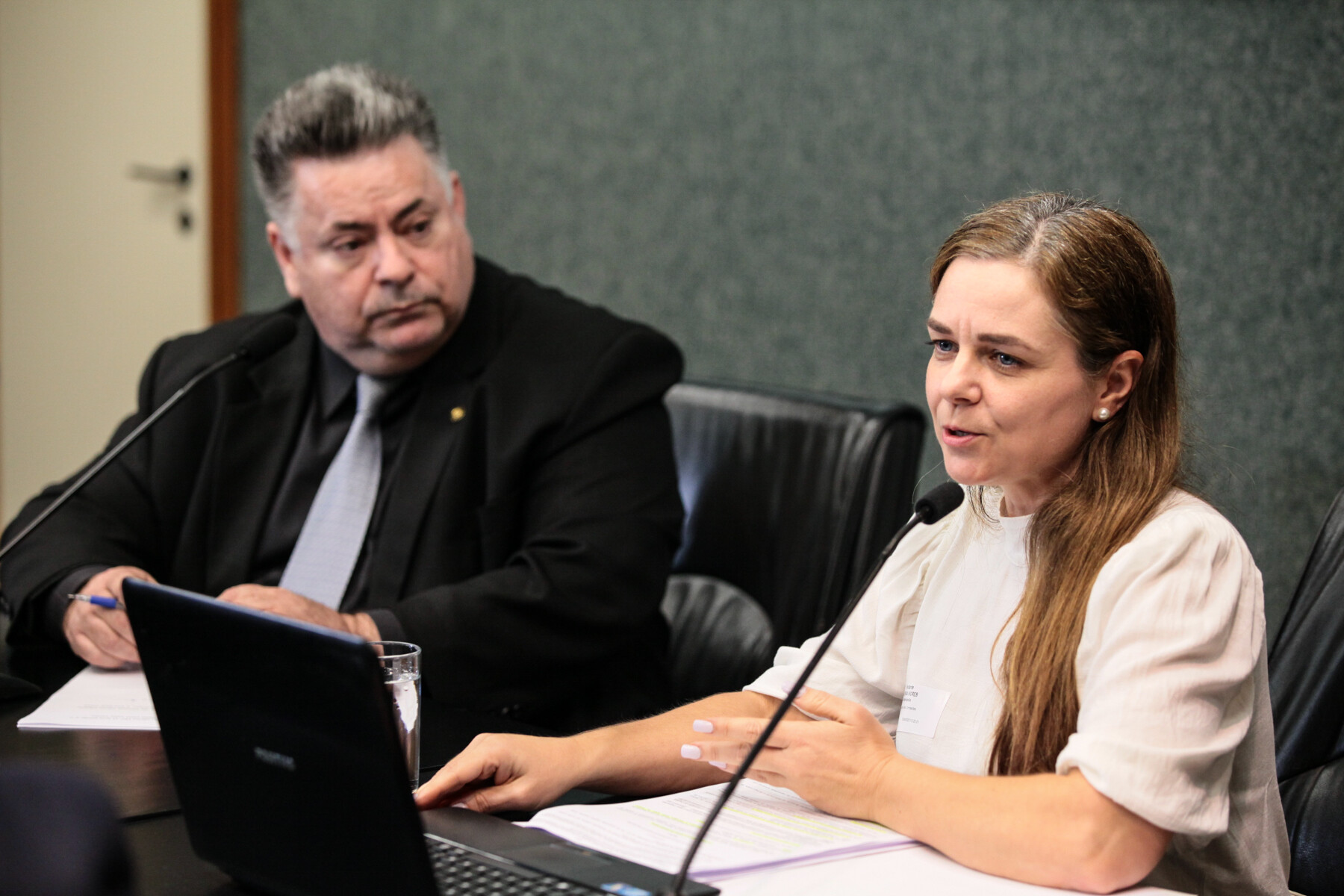 Colegiado recebeu a presidente do Conselho Estadual da Pessoa Idosa de Santa Catarina, Sabrina Mores.