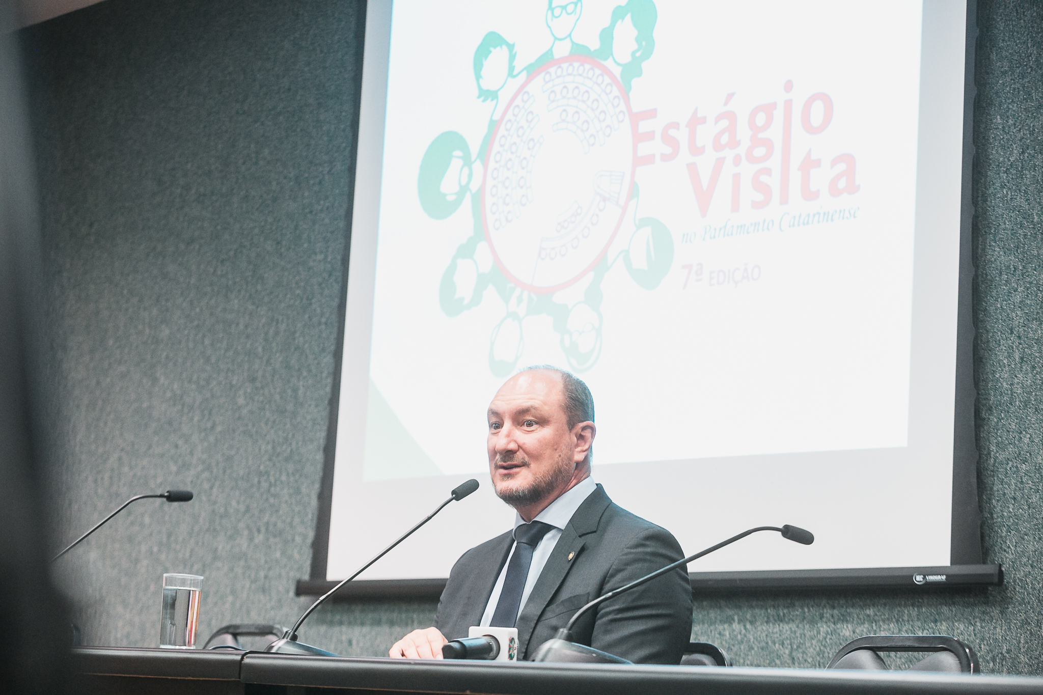 Estágio Visita - Encontro com o Presidente, Dep. Mauro de Nadal
