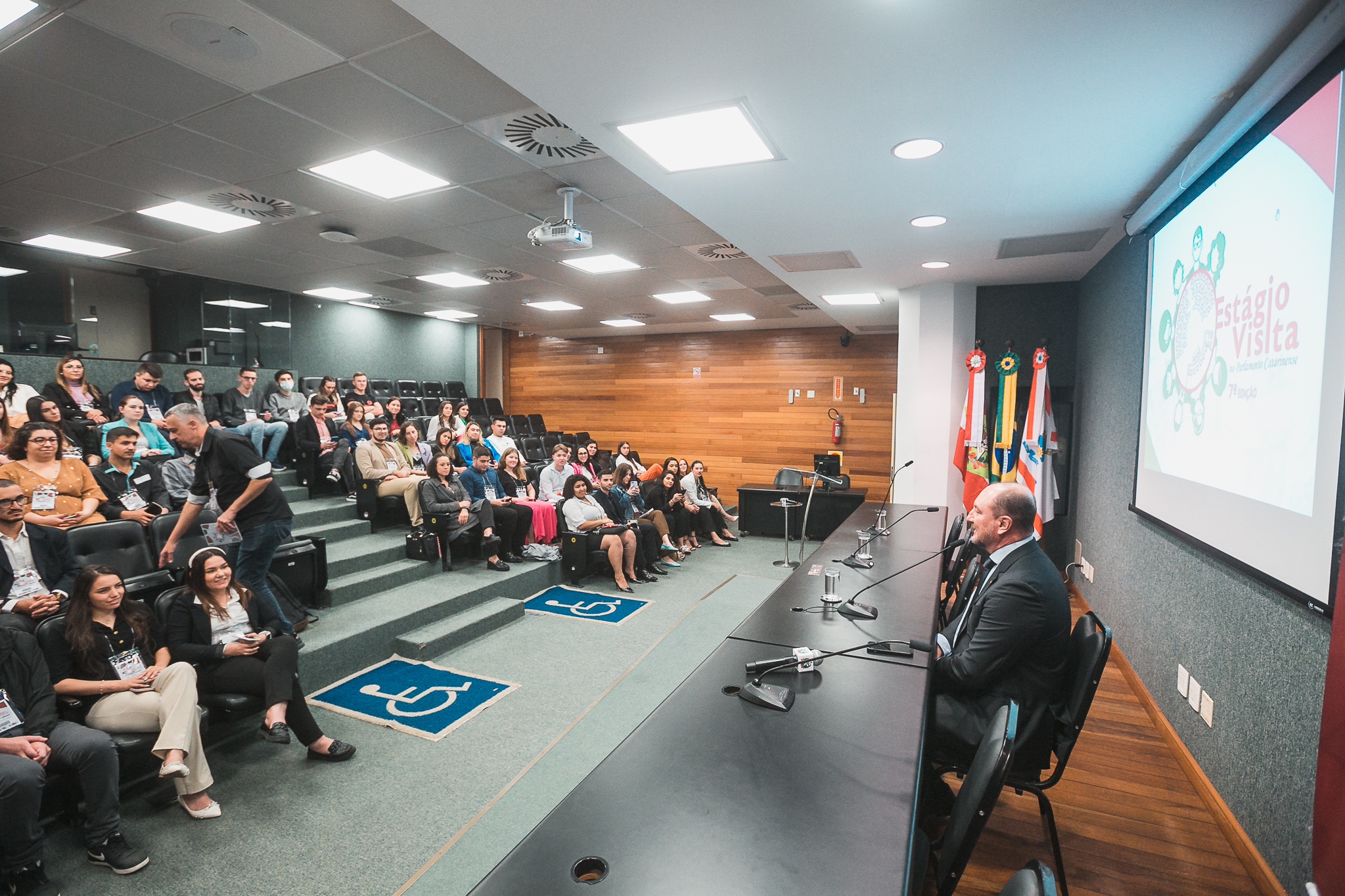 Estágio Visita - Encontro com o Presidente, Dep. Mauro de Nadal