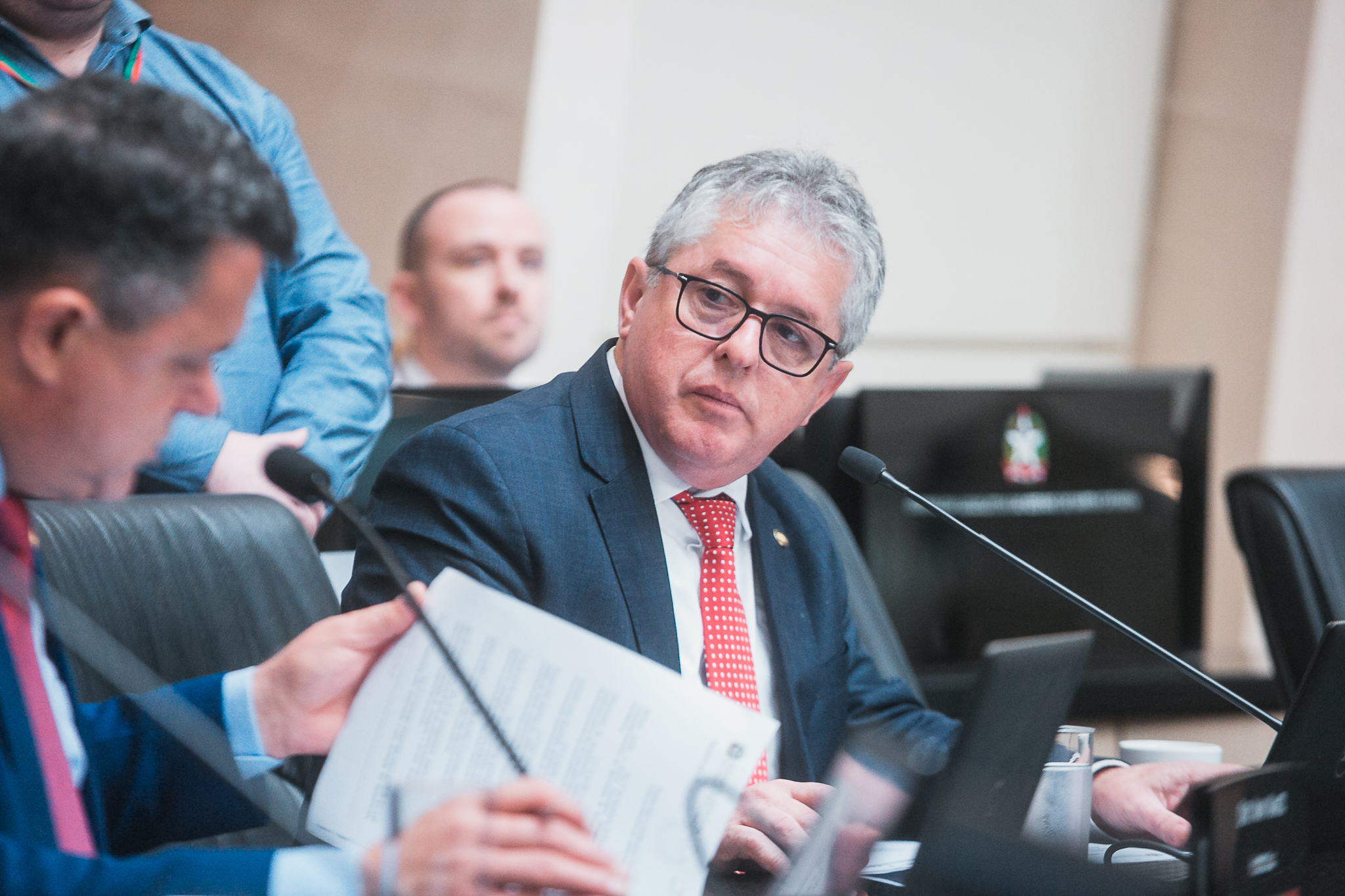 Comissão Conjunta - Trabalho, Administração e Serviço Público e  Comissão de Assuntos Municipais - Deputado Tiago Zilli (MDB)