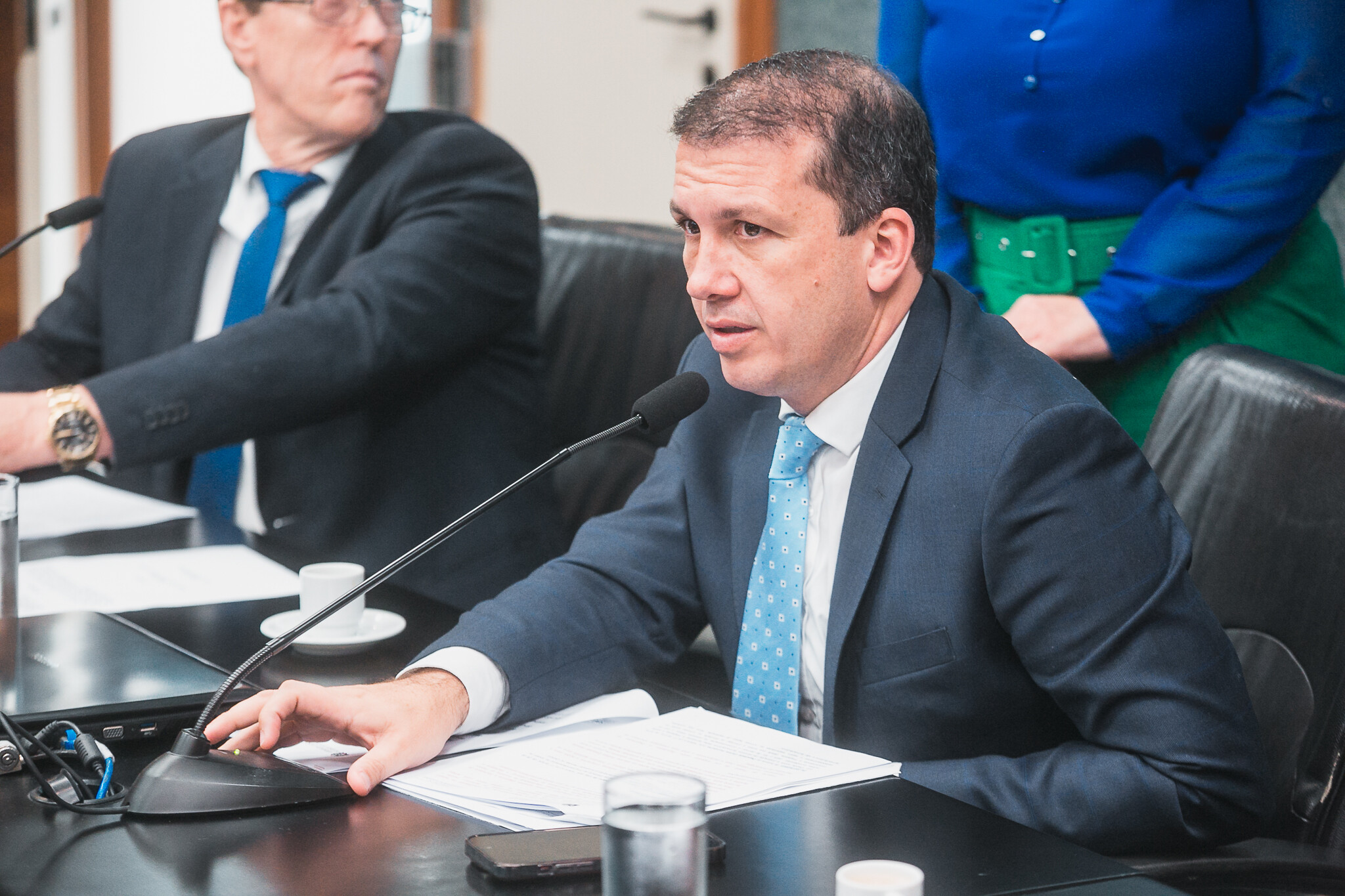 Deputado Camilo Martins (Podemos), pres. da CCJ e relator da proposta que disciplina cooperação entre municípios afetados por catástrofes.