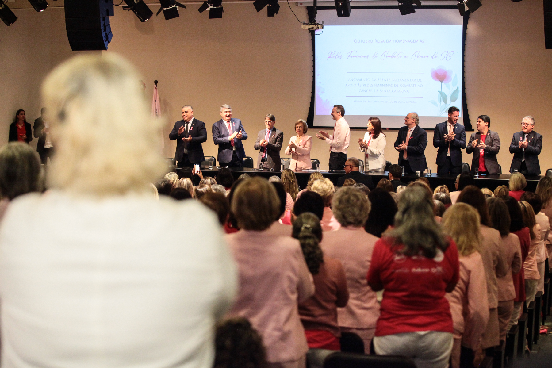 Lançamento do Outubro Rosa e da Frente Parlamentar de Apoio às Redes Femininas de Combate ao Câncer