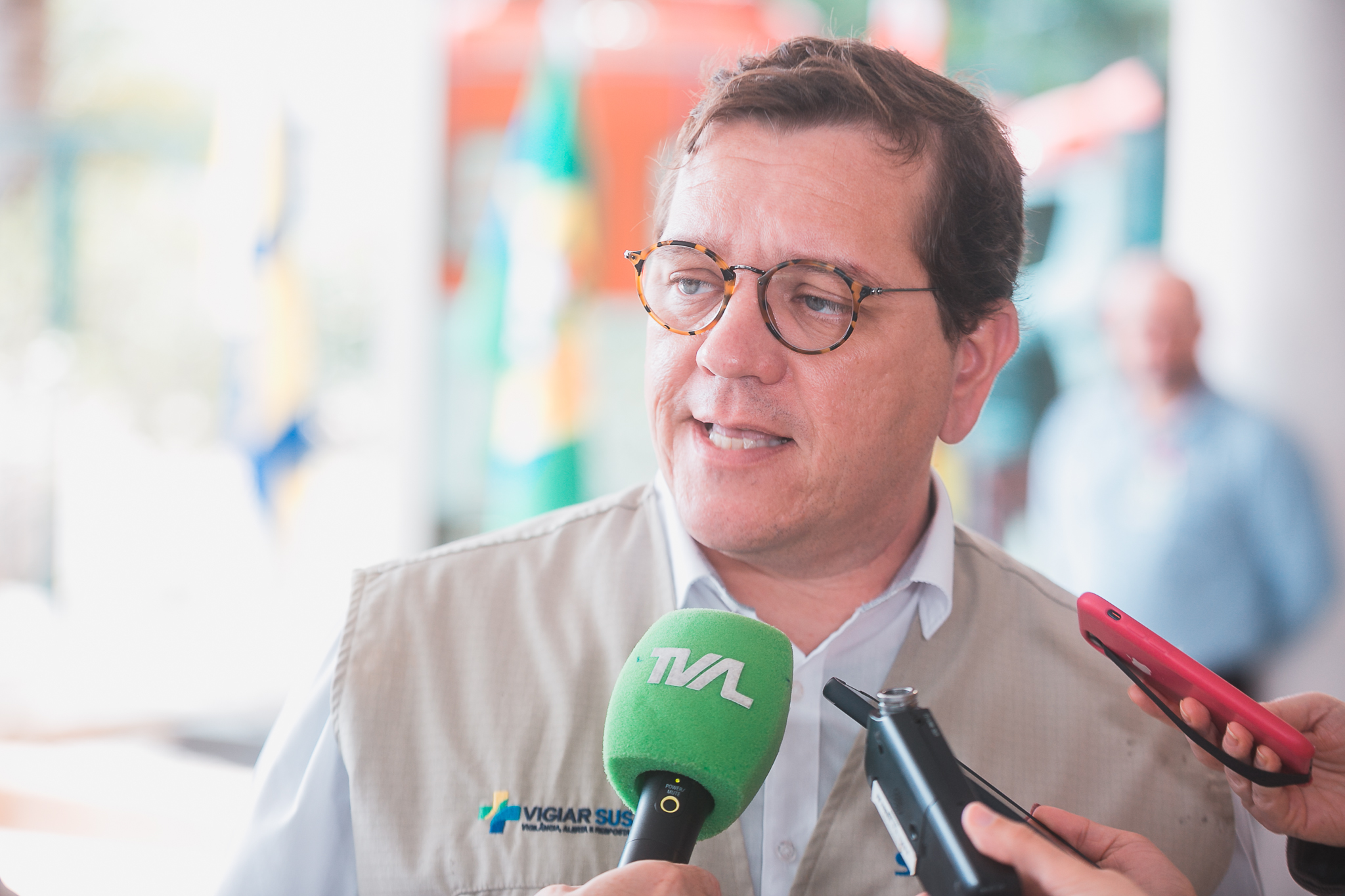 Ato oficial de entrega de Ambulâncias