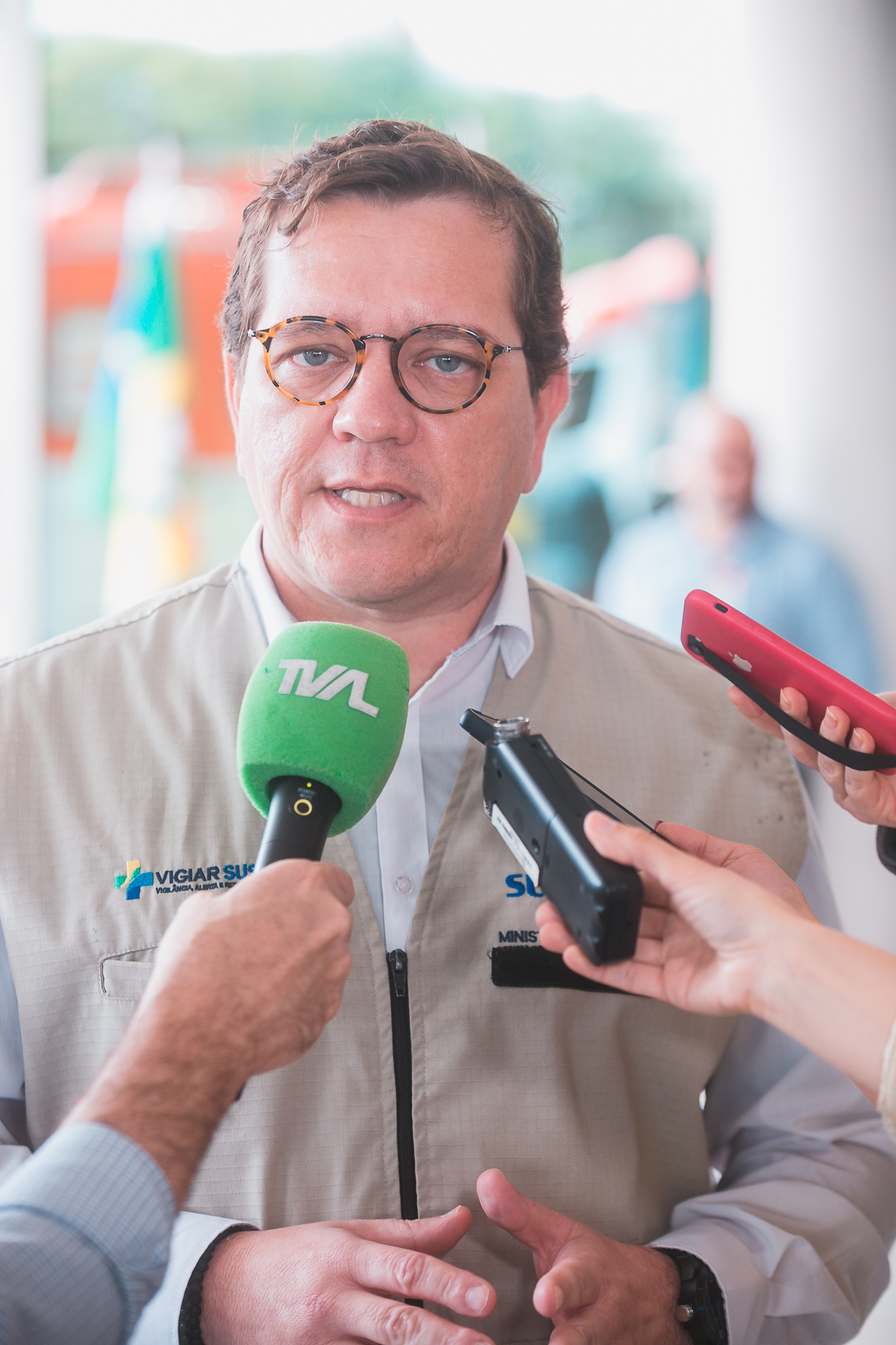 Ato oficial de entrega de Ambulâncias