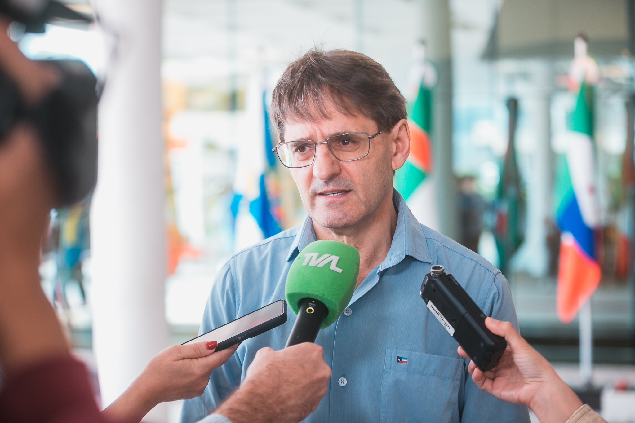 Ato oficial de entrega de Ambulâncias