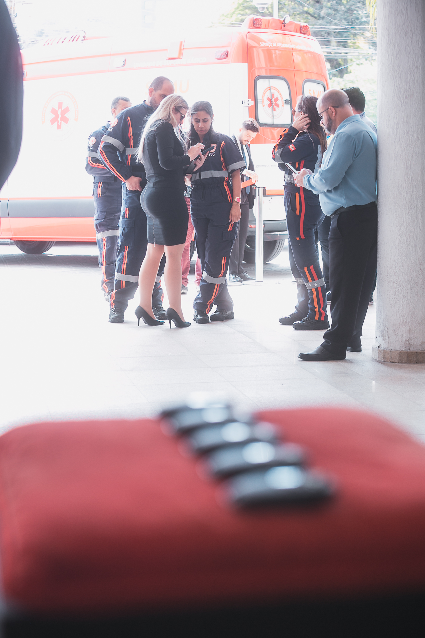 Ato oficial de entrega de Ambulâncias