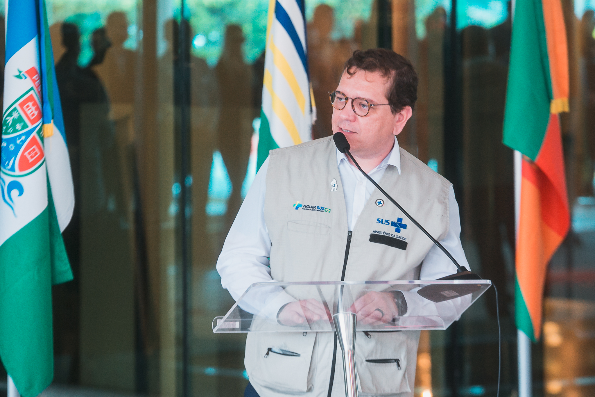 Ato oficial de entrega de Ambulâncias