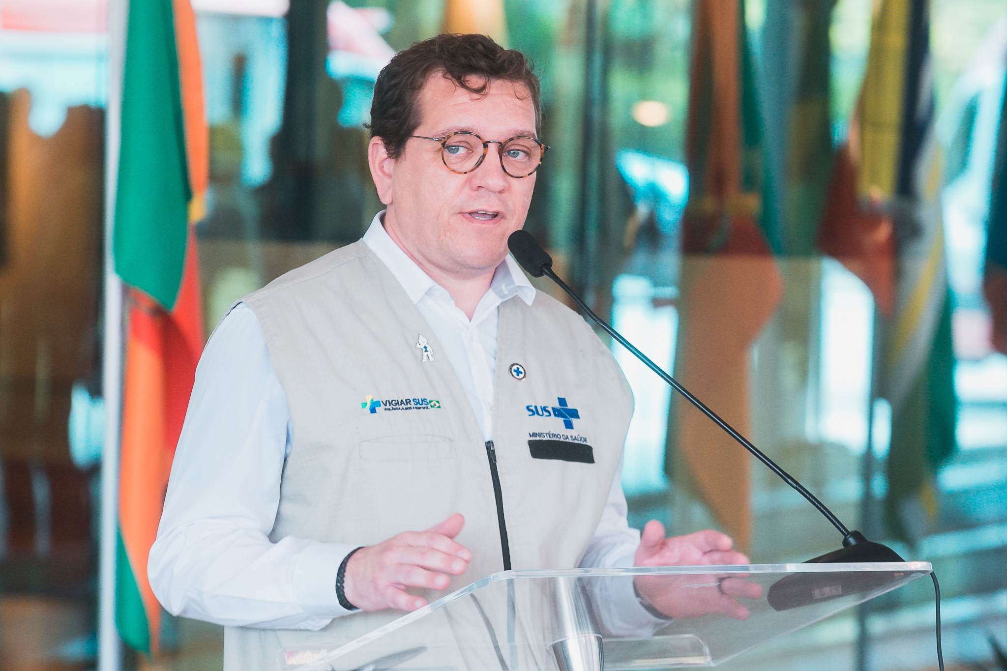 Ato oficial de entrega de Ambulâncias