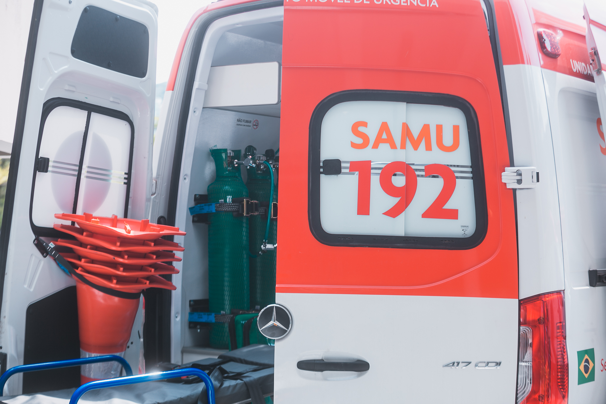 Ato oficial de entrega de Ambulâncias