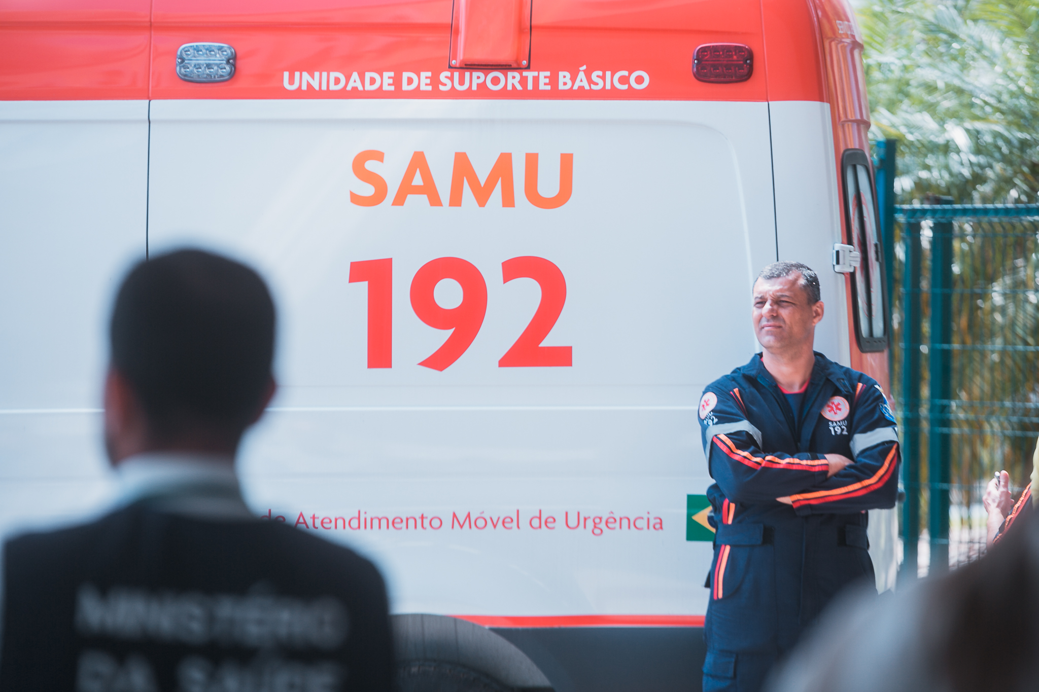 Ato oficial de entrega de Ambulâncias