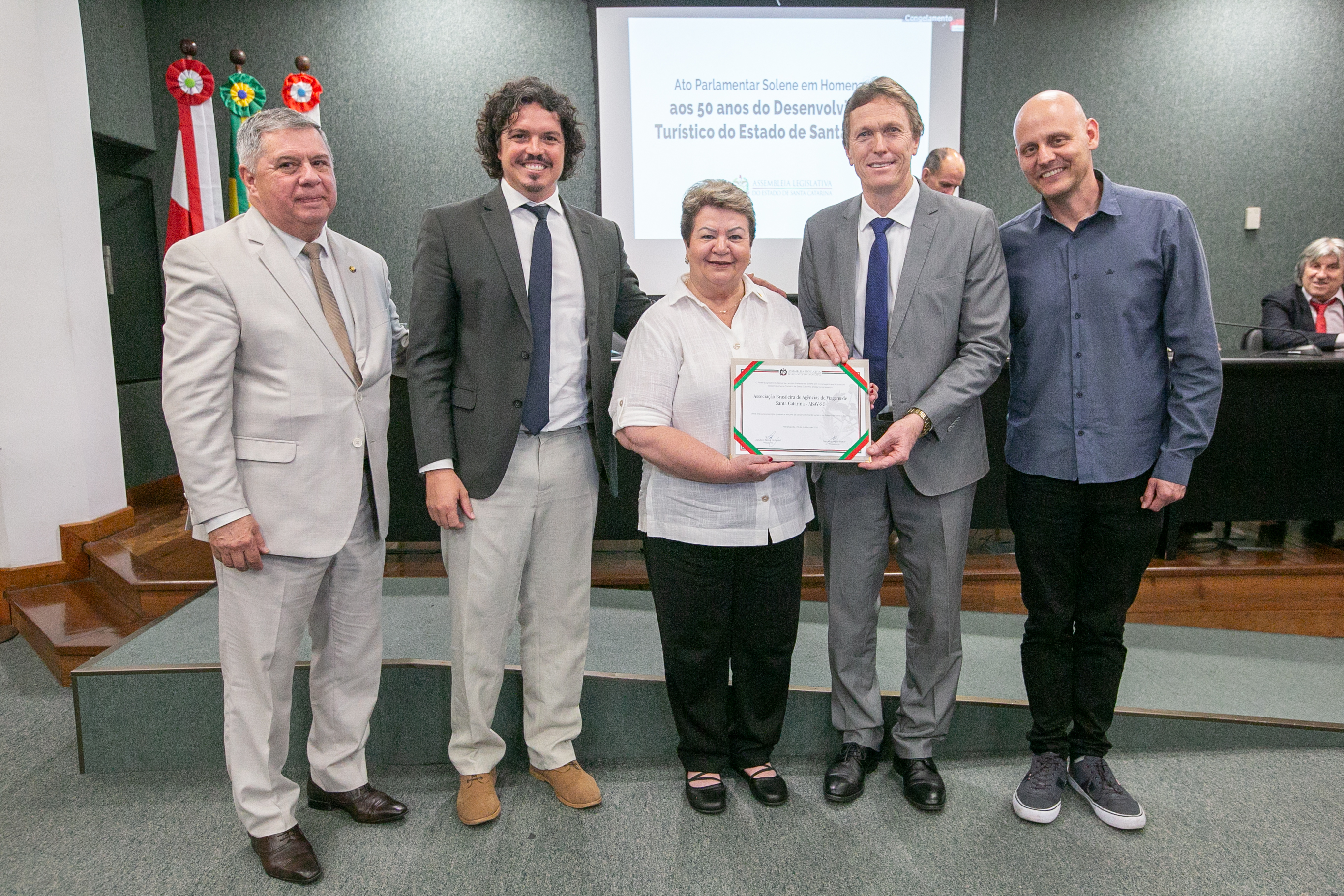 ATO PARLAMENTAR SOLENE - 50 anos do Desenvolvimento Turístico do Estado de Santa Catarina
