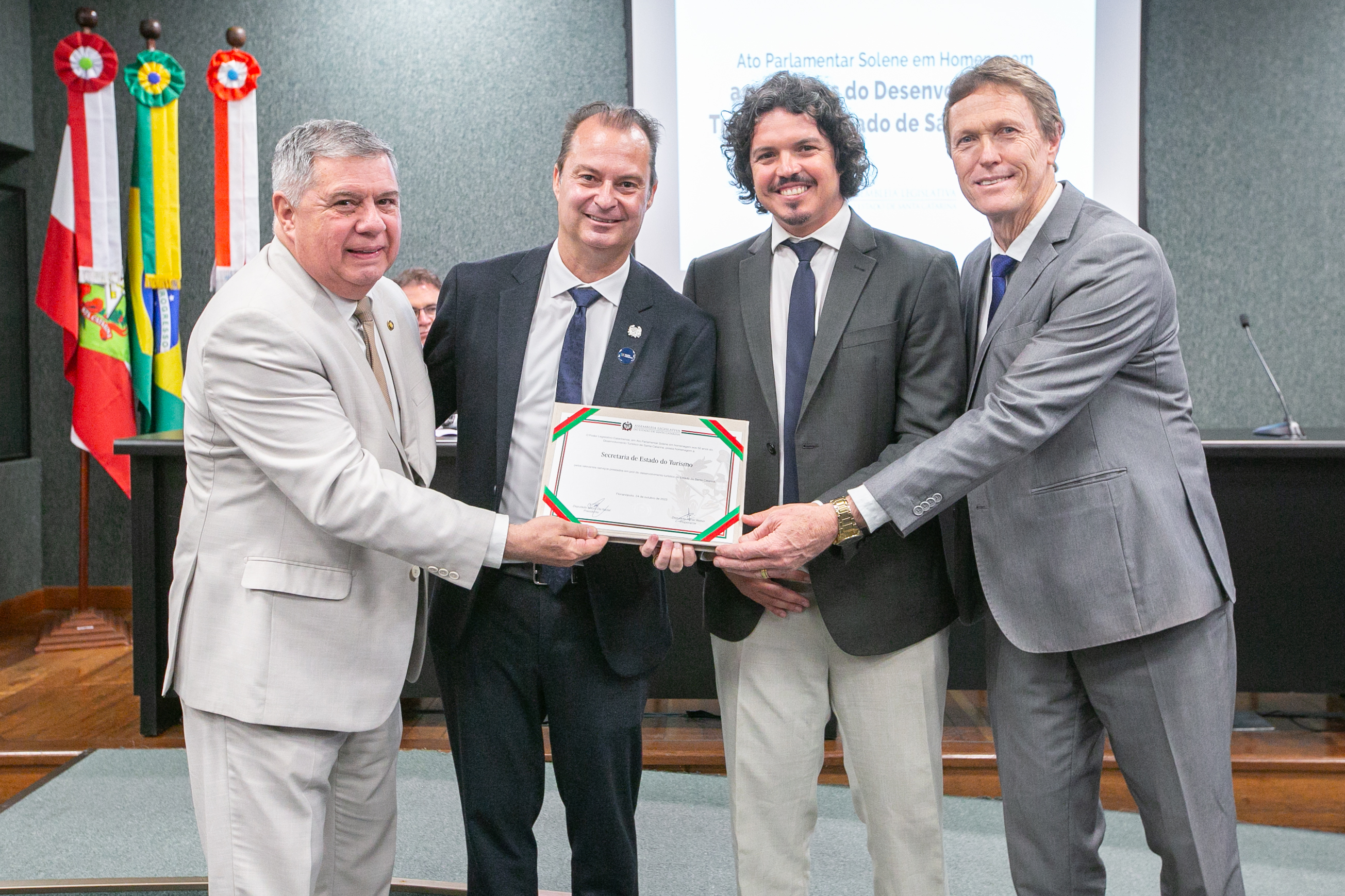 ATO PARLAMENTAR SOLENE - 50 anos do Desenvolvimento Turístico do Estado de Santa Catarina