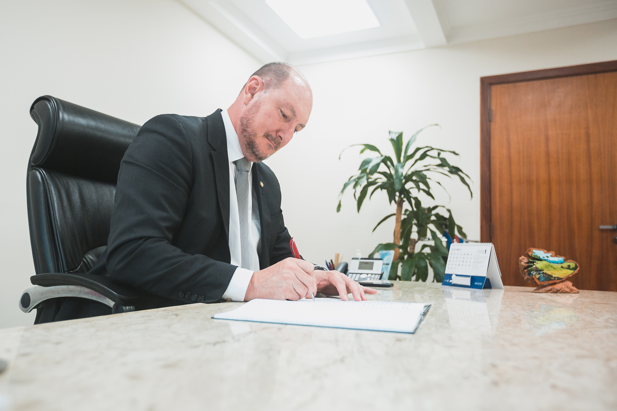 Deputado Maurício Eskudlark assume a presidência da ALESC - Deputado Mauro de Nadal (MDB)