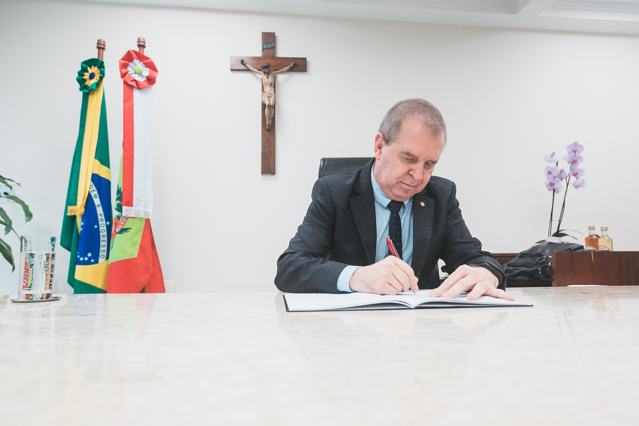 Deputado Maurício Eskudlark assume a presidência da ALESC