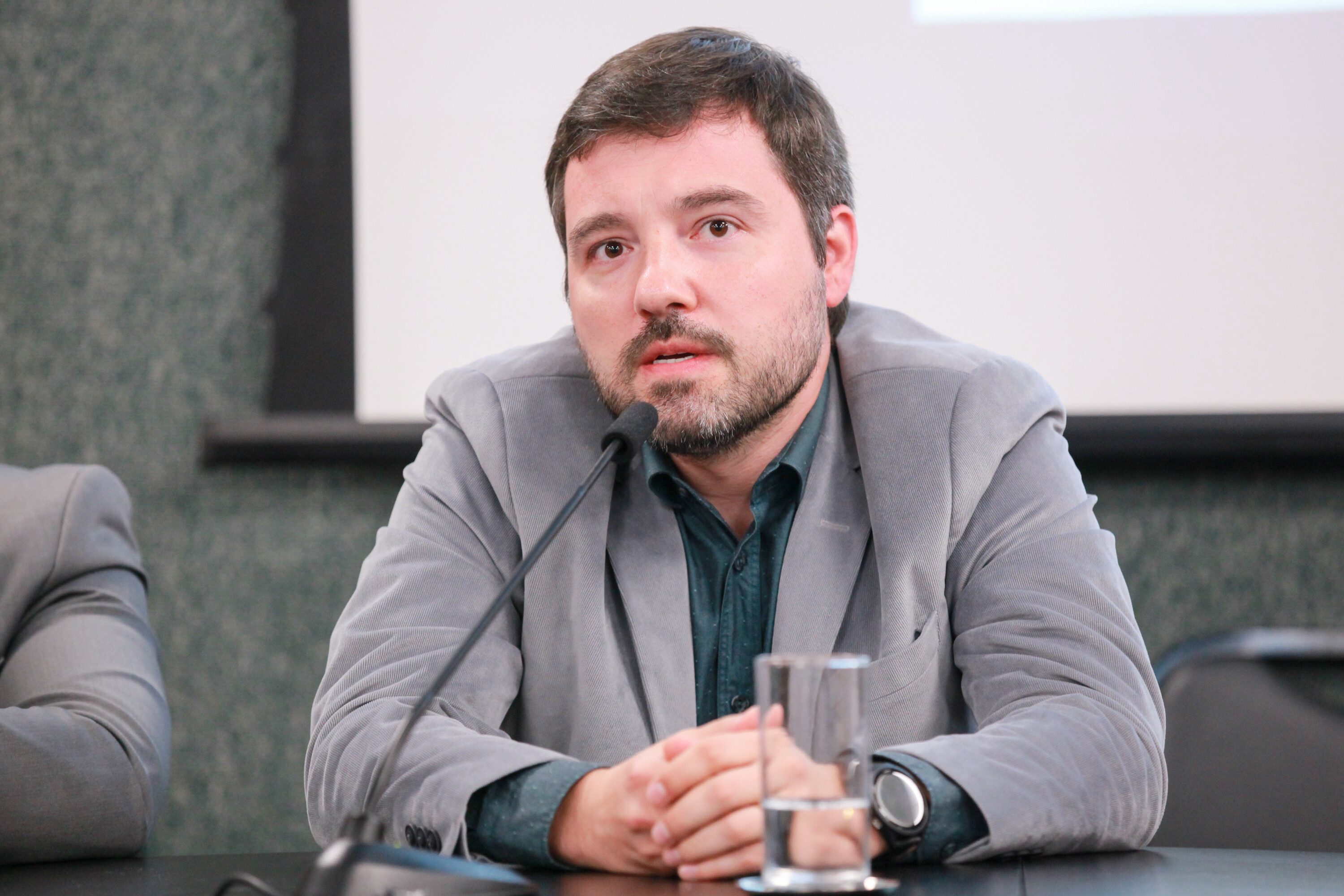 Promotor Leonardo Marcinco, do Ministério Público