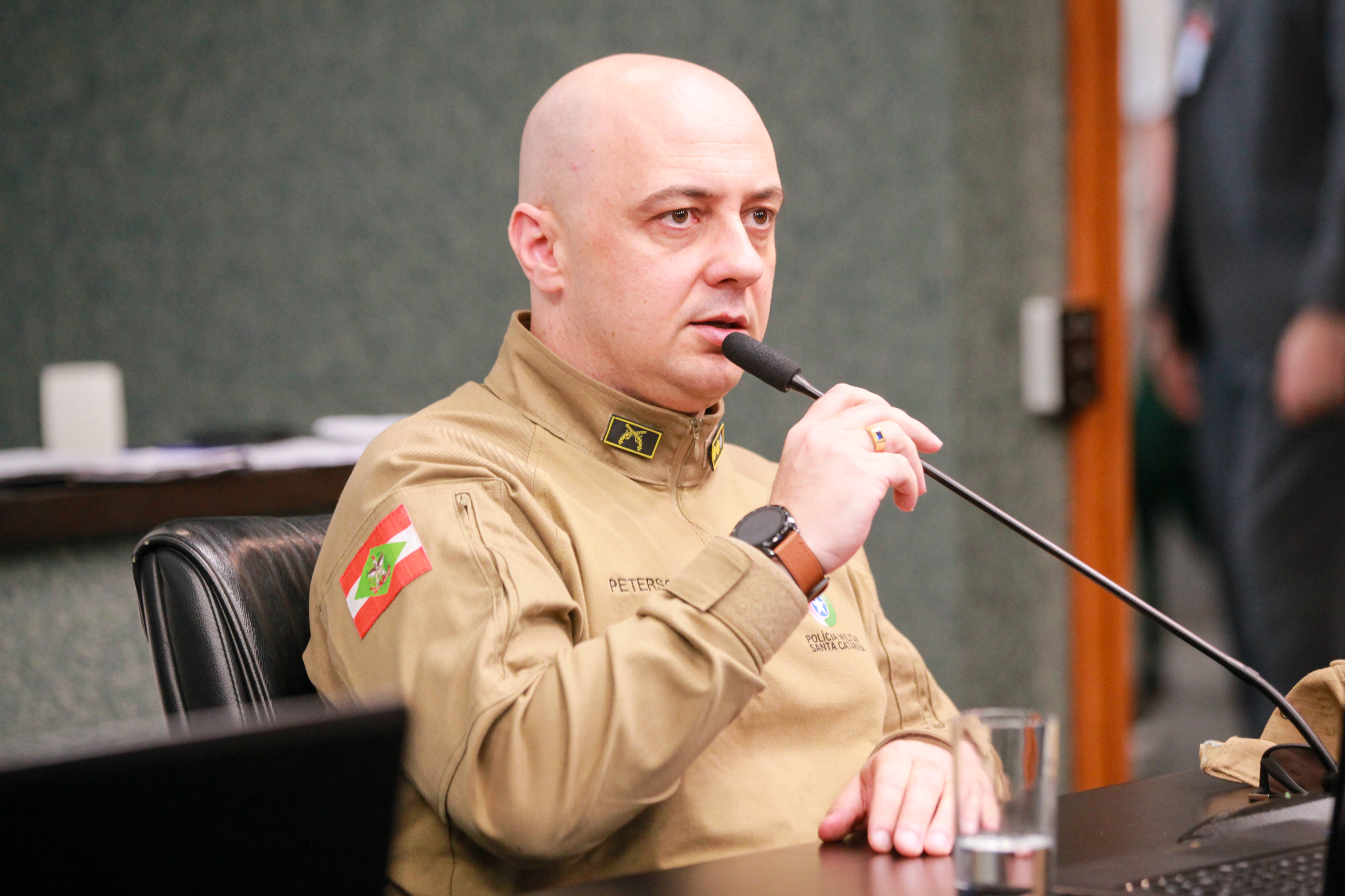 TC Peterson do Livramento - Diretor do Colégio Policial Militar Feliciano Nunes Pires