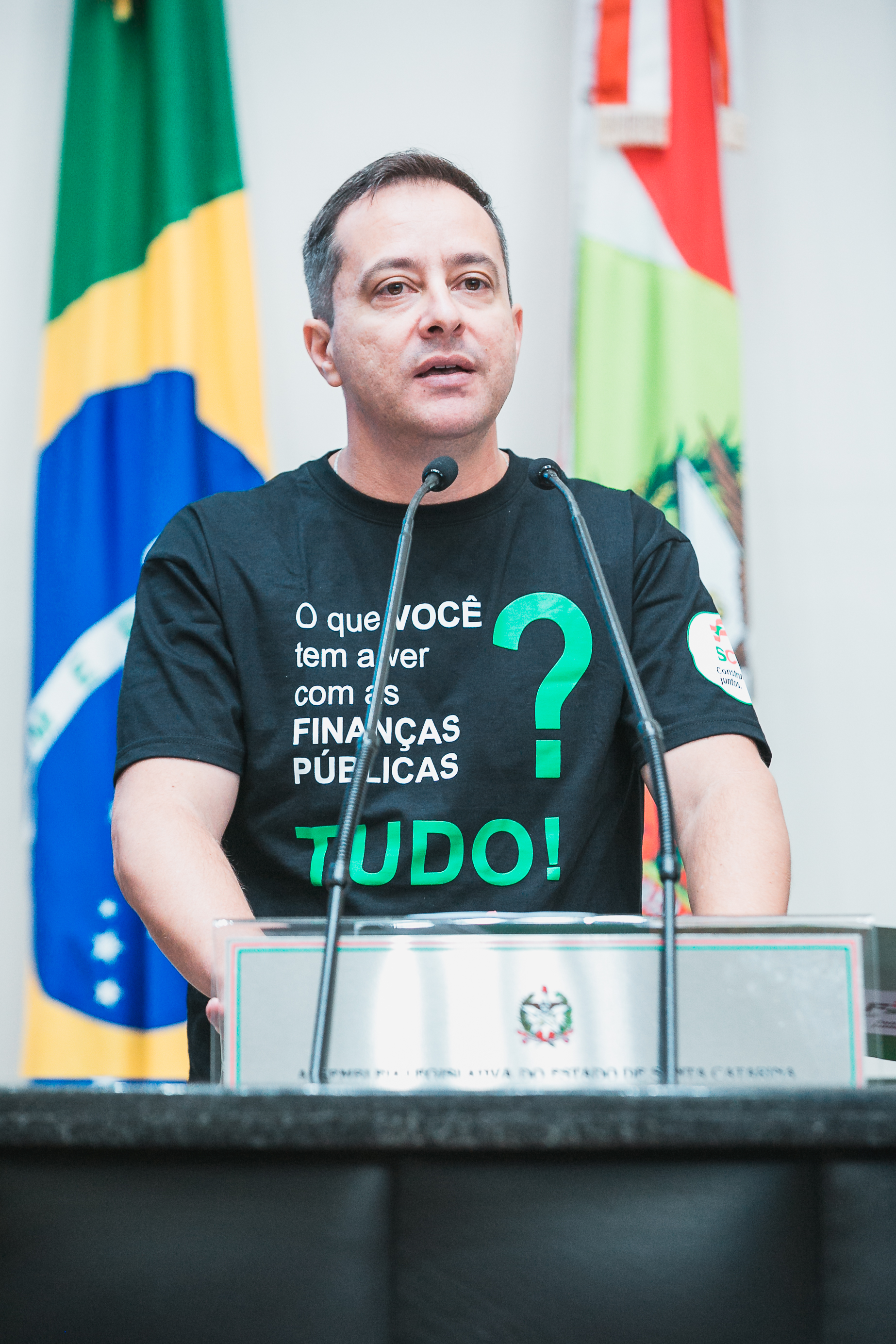 Sandro Medeiros Alves Presidente dos Sindicatos dos Autores Estaduais de Finanças Públicas SC