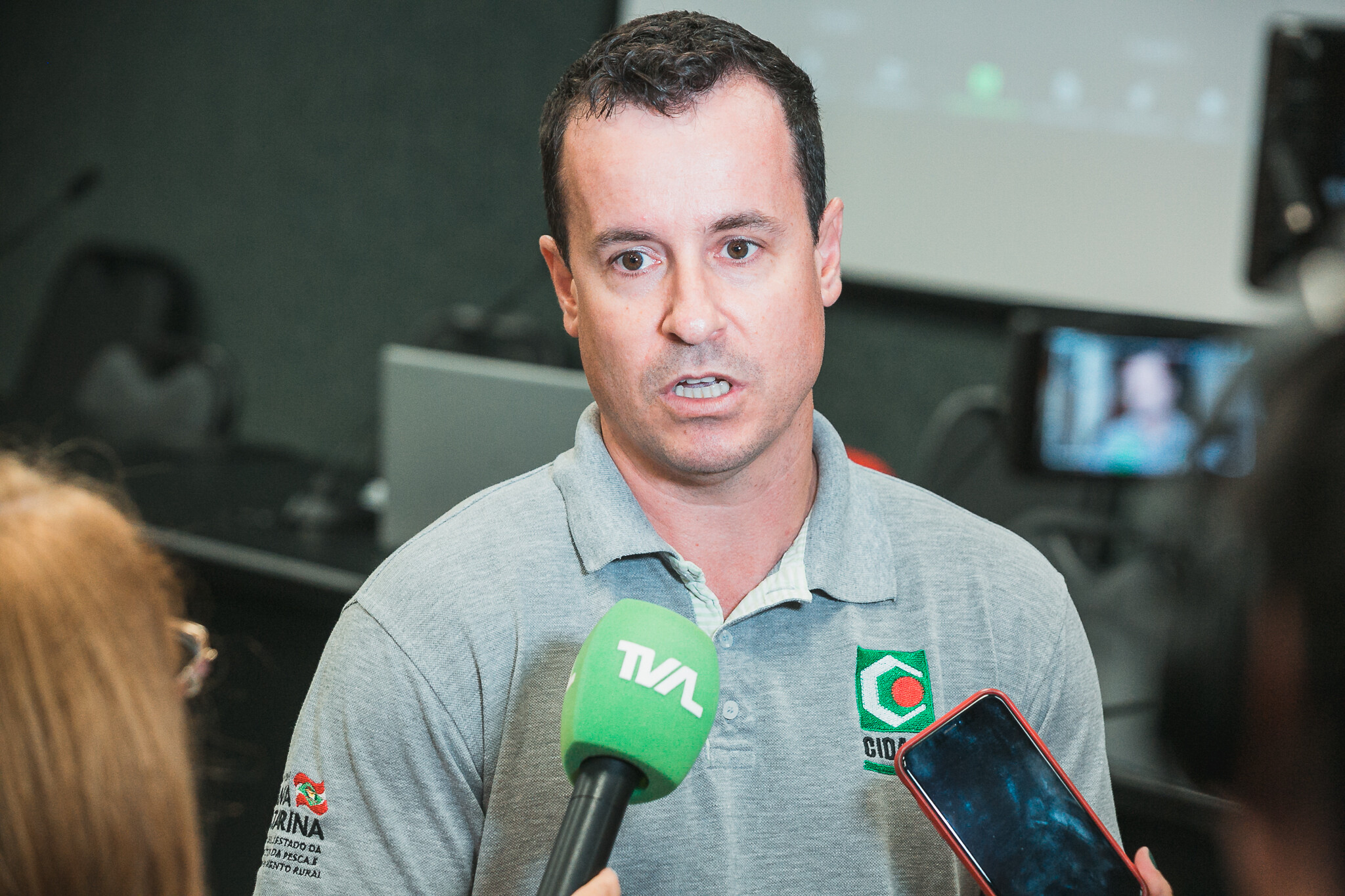 Engenheiro agrônomo Matheus Fraga, da Cidasc