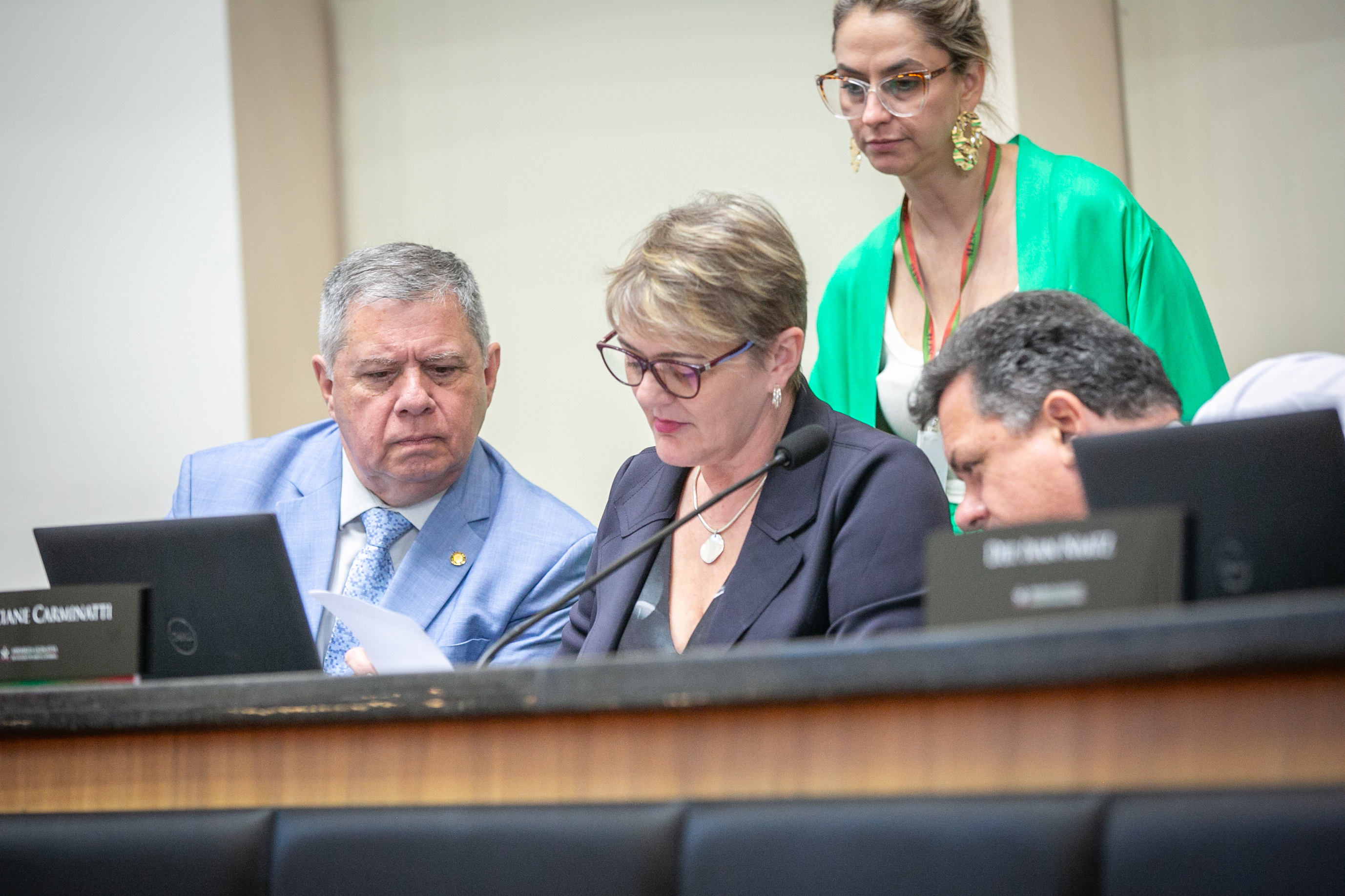 - Deputado Mário Motta (PSD)
- Deputada Luciane Carminatti (PT)