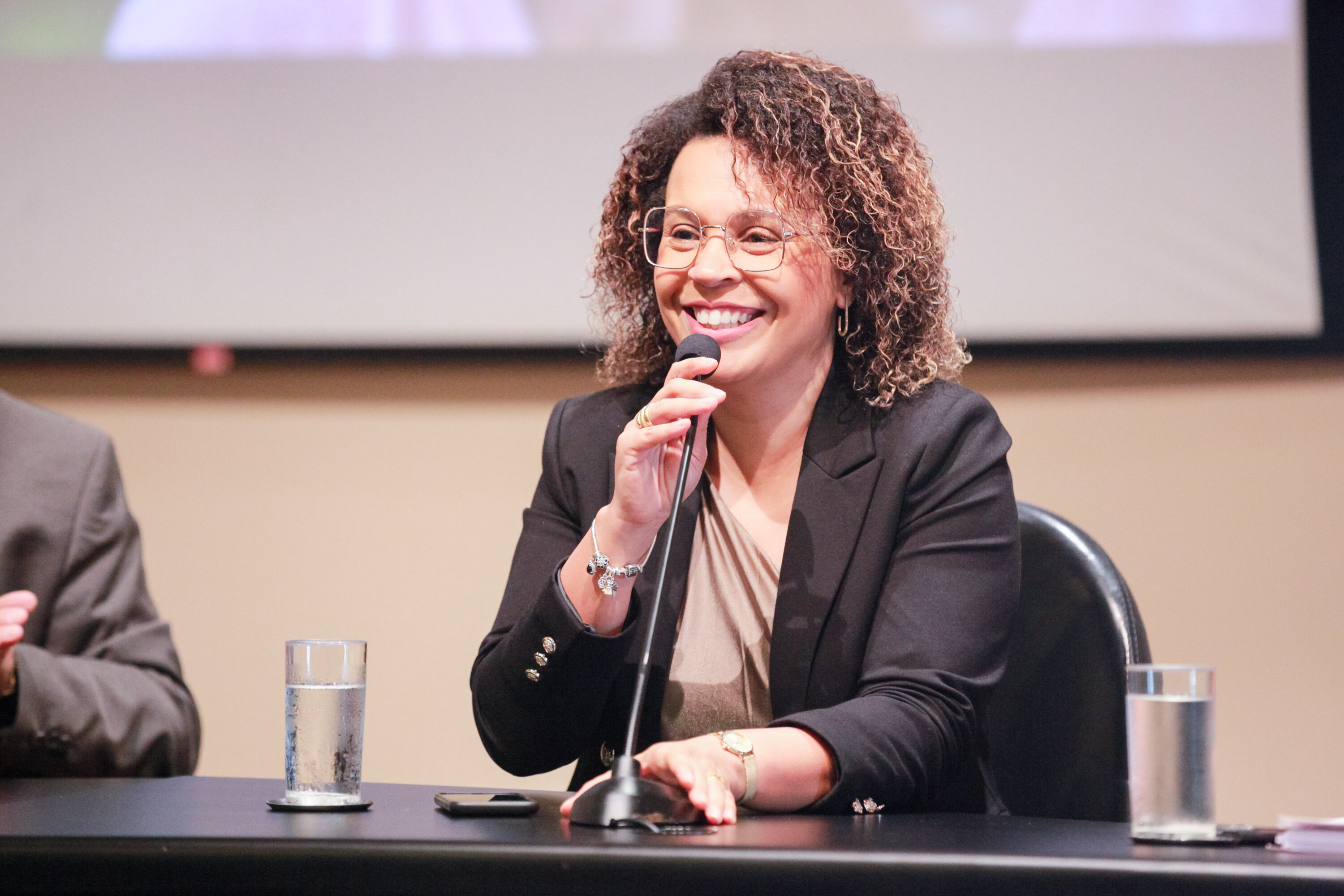 Consultora Executiva da Secretaria de Estado da Assistência Social, Simone Machado.