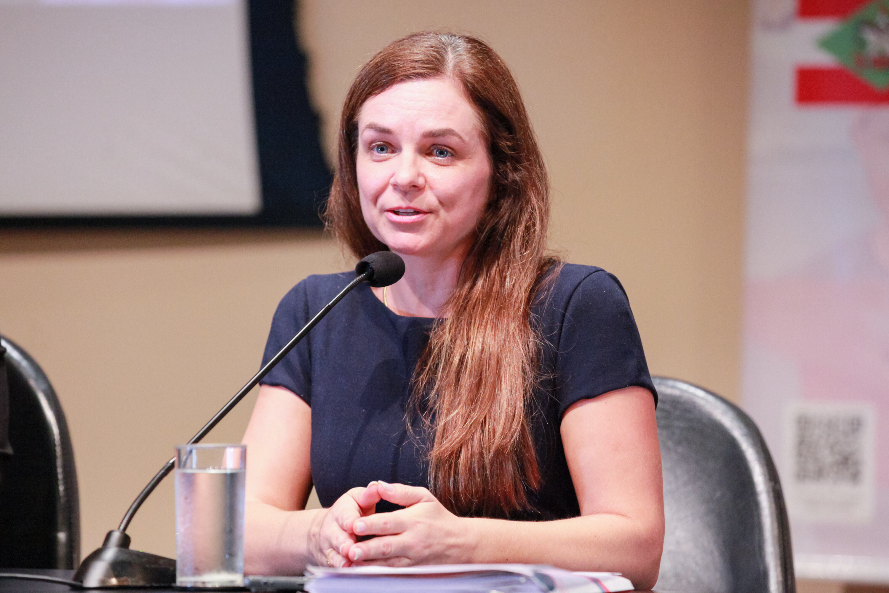 Presidente do Conselho Estadual do Idoso, Sabrina Mores.