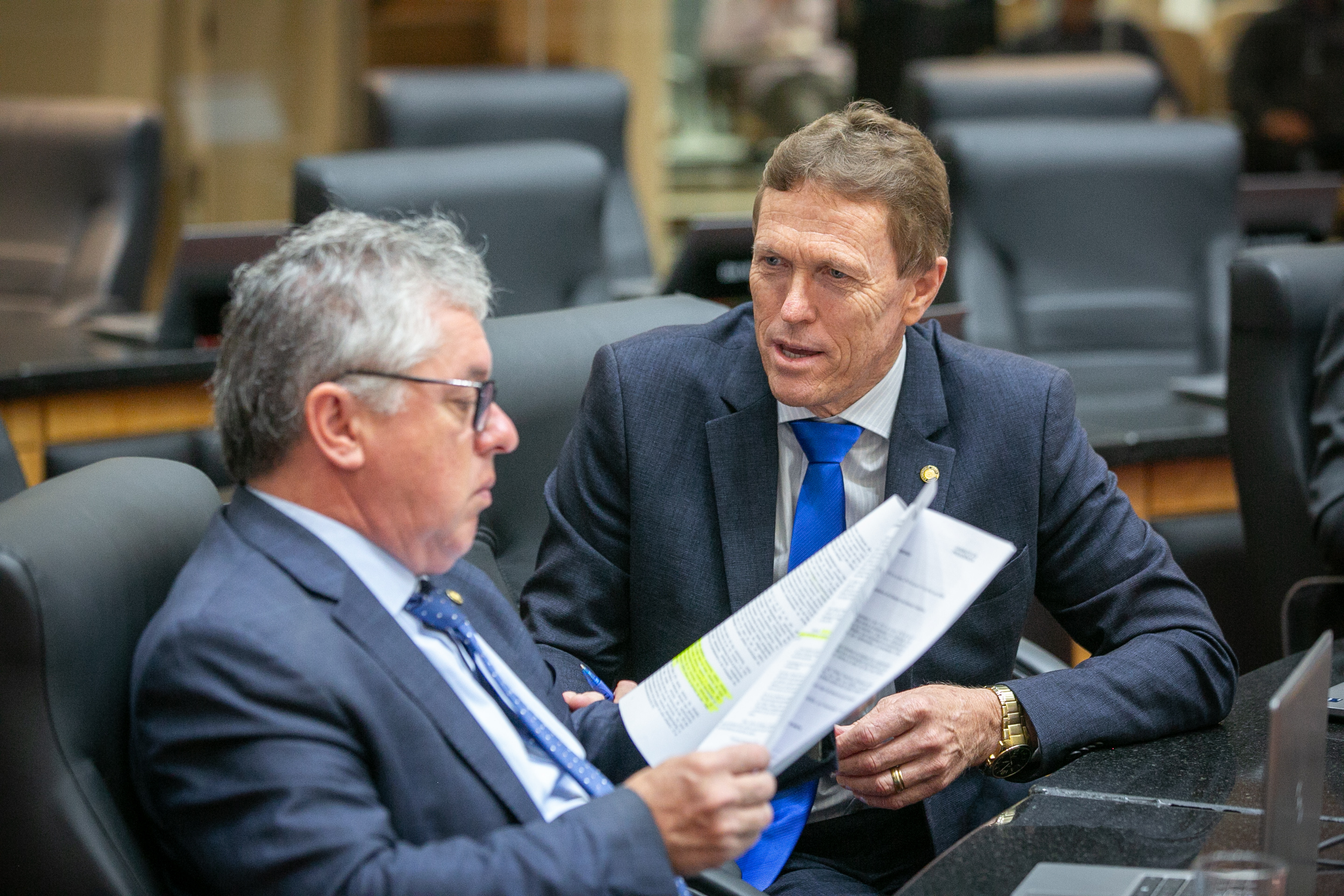 - Deputado Tiago Zilli (MDB)
 - Deputado Volnei Weber (MDB)