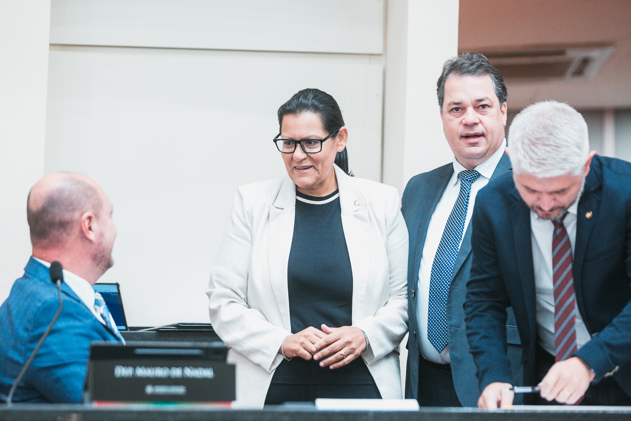 - Deputado Mauro de Nadal (MDB) 	
- Deputada Jana Guedes (PDT)
- Deputado Rodrigo Minotto (PDT)  - Deputado Delegado Egídio Ferrari (PL)