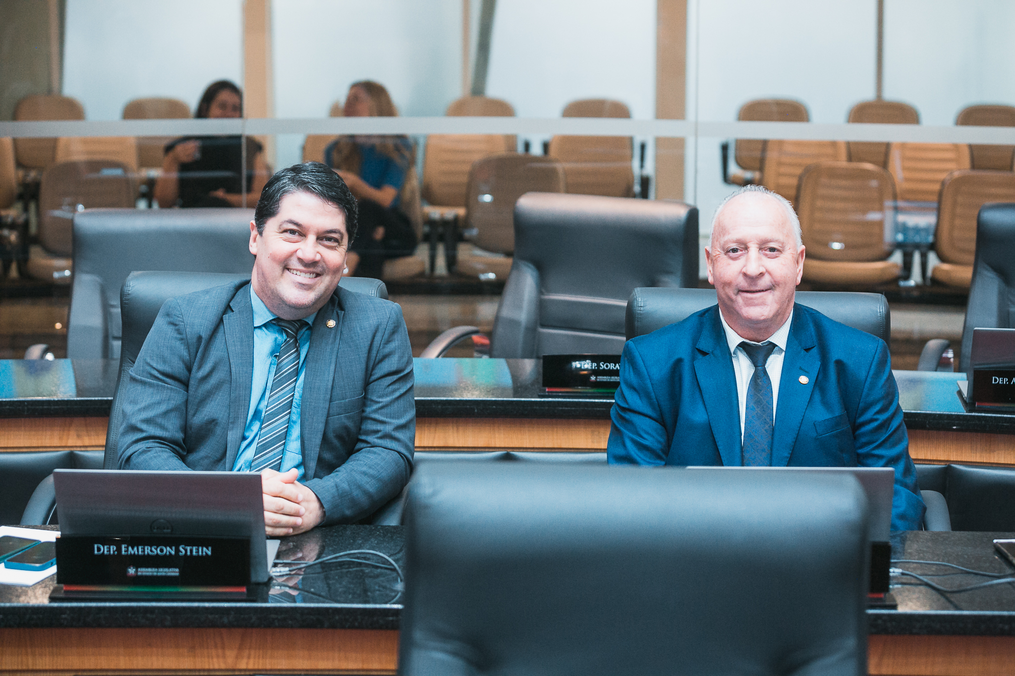 - Deputado Emerson Stein (MDB)- Deputado Oscar Gutz (PL)