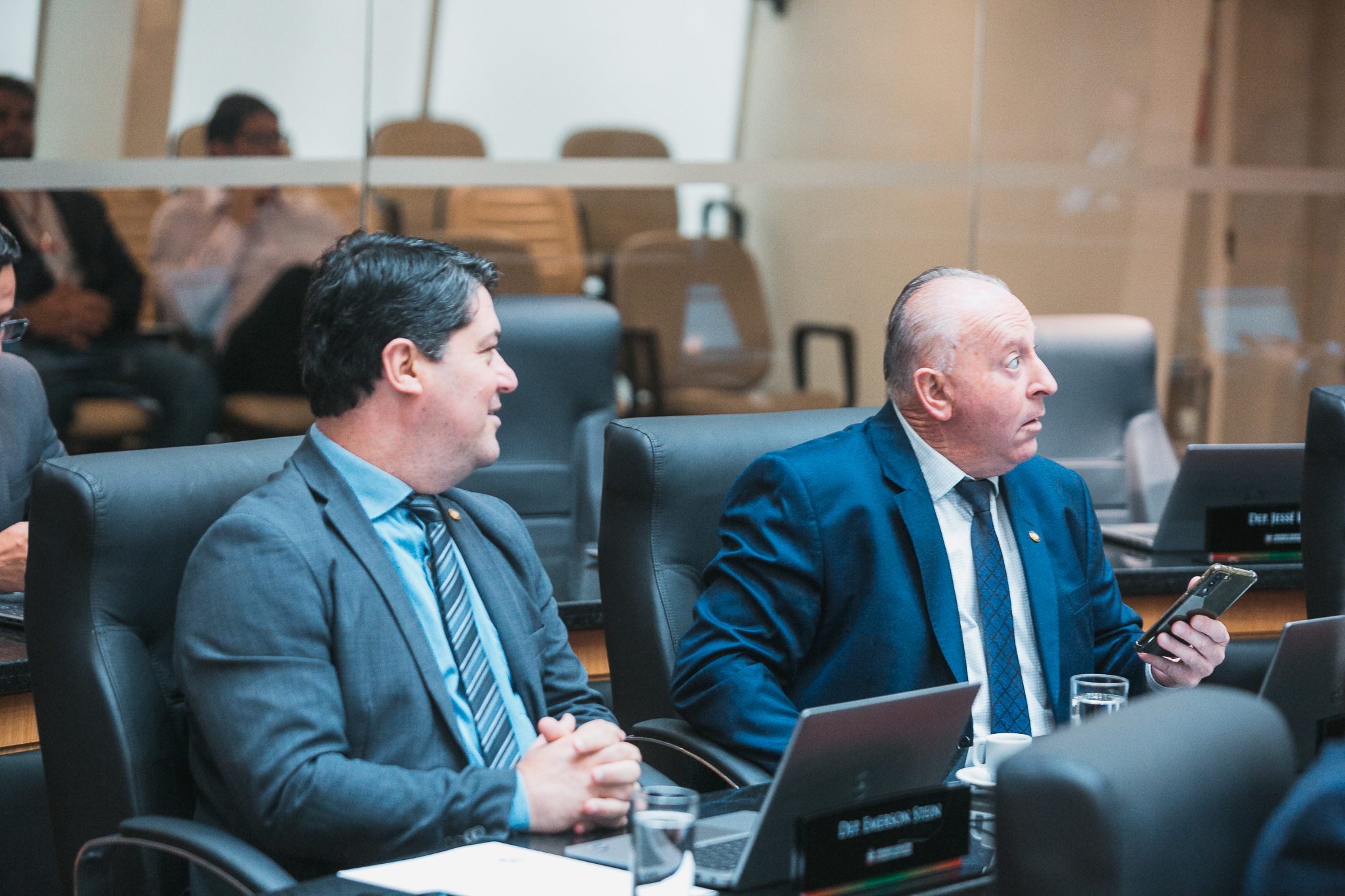 - Deputado Emerson Stein (MDB)
 - Deputado Oscar Gutz (PL)