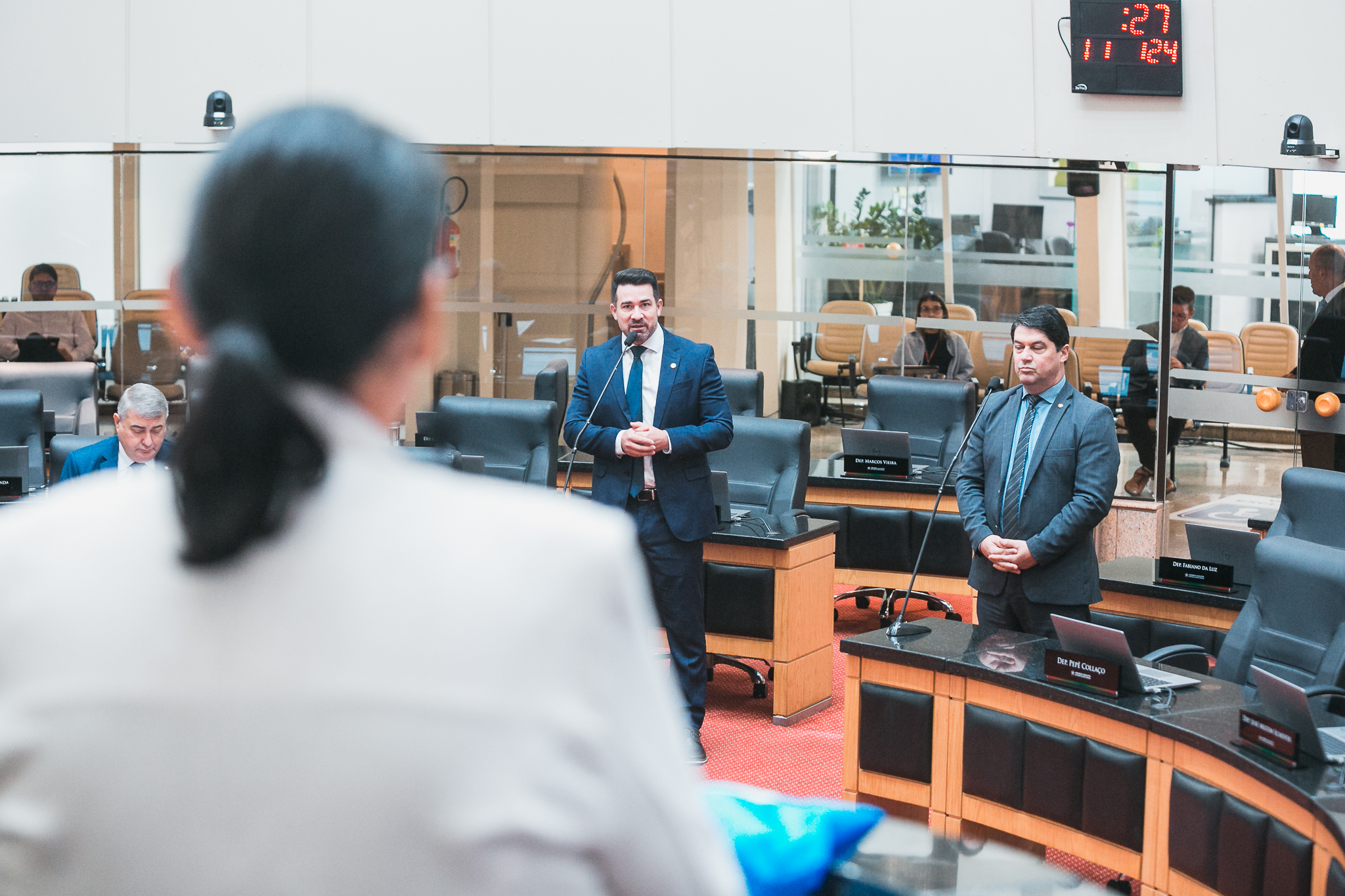 - Deputado Daniel Cândido (Podemos)
 - Deputado Emerson Stein (MDB)