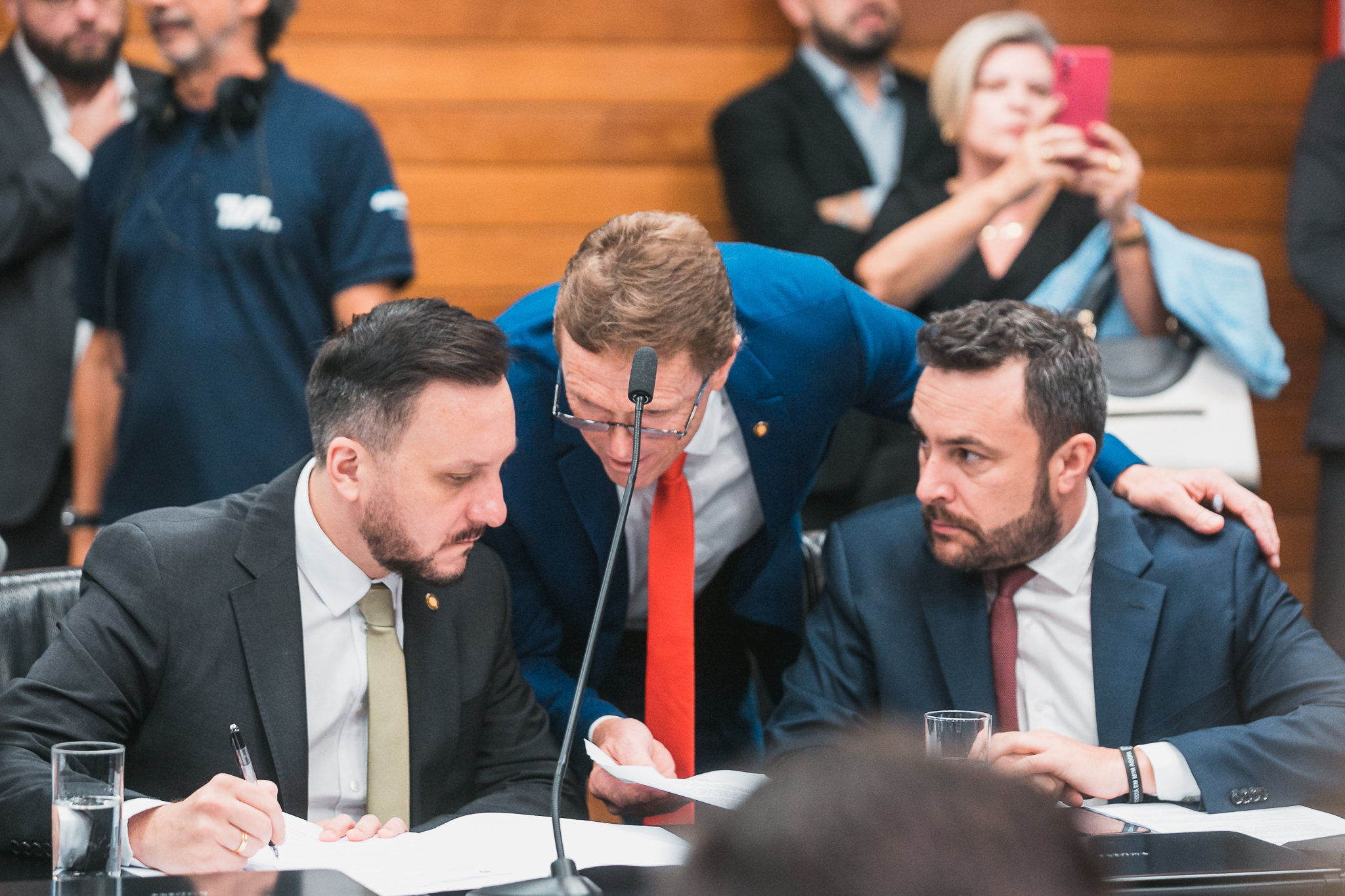 - Deputado Pepê Collaço (PP)- Deputado Volnei Weber (MDB - Deputado Marcius Machado (PL)