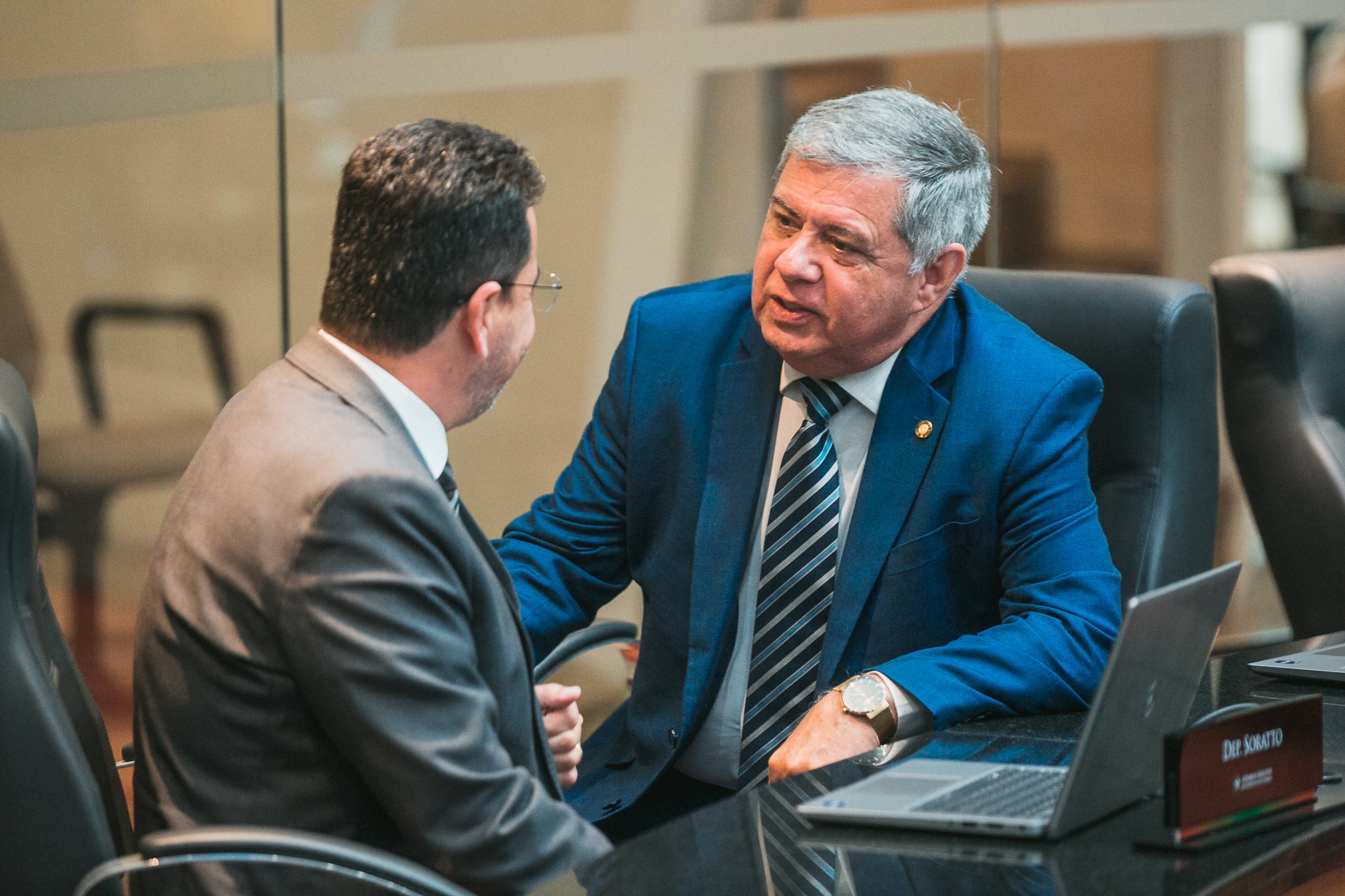 - Deputado Soratto (PL)
 - Deputado Mário Motta (PSD)