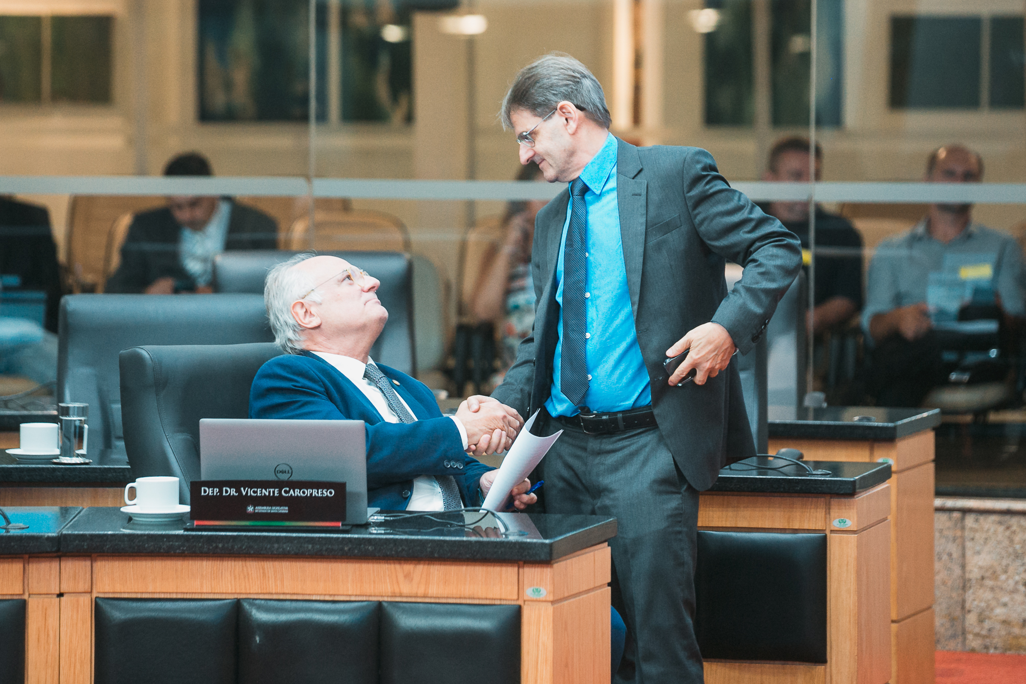 - Deputado Dr. Vicente Caropreso (PSDB) 
 - Deputado Neodi Saretta (PT)