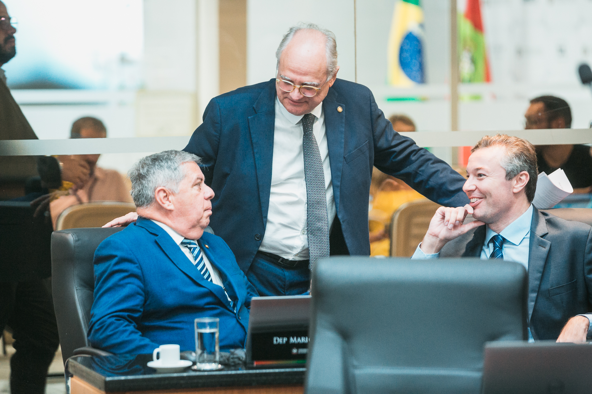 - Deputado Mário Motta (PSD)
- Deputado Dr. Vicente Caropreso (PSDB)  - Deputado Napoleão Bernardes (PSD)