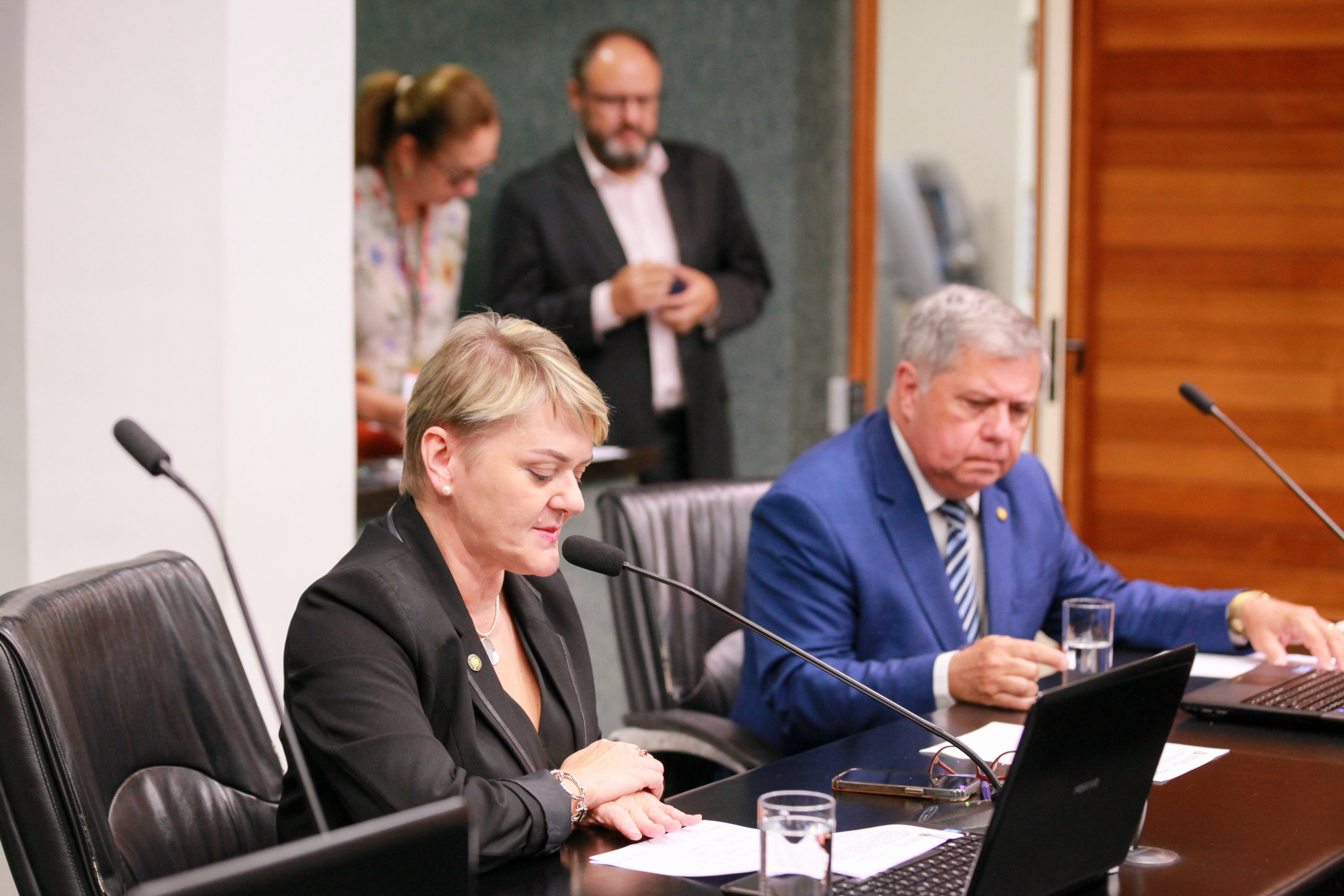 - Deputada Luciane Carminatti (PT)- Deputado Mário Motta (PSD)